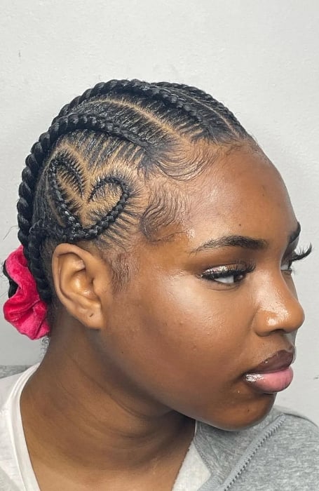 Stitch Braids with Short Hair 1