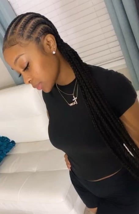 Ten Stitch Braids to the Back