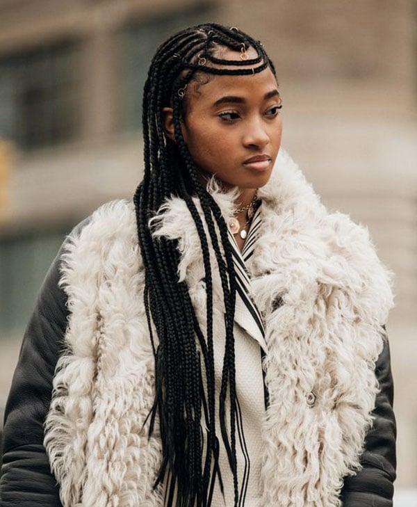 Unusual Fulani Braids