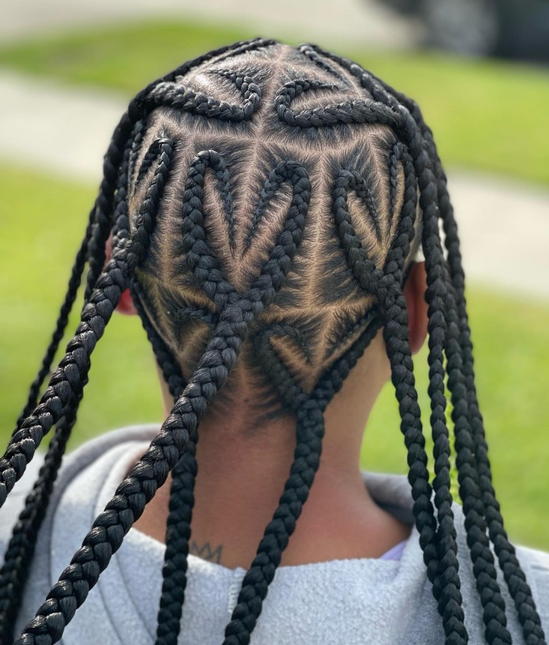 13 stitch braids hairstyle