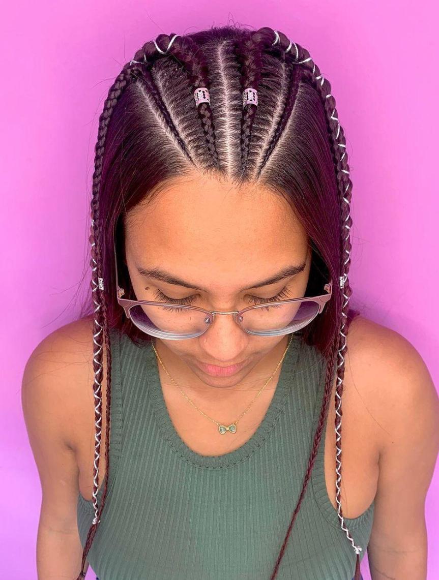 31 stitch braids hairstyle Cdq4bkAONAl