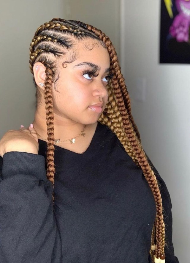 33 lemonade braids with beads CImFL5YFe8t