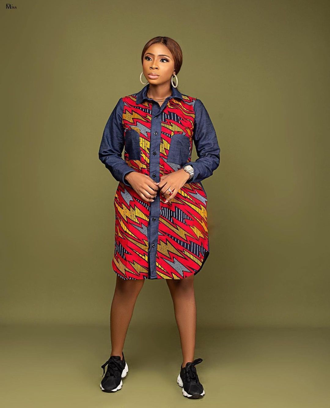 Latest Ankara And Jeans Combo Styles 2022