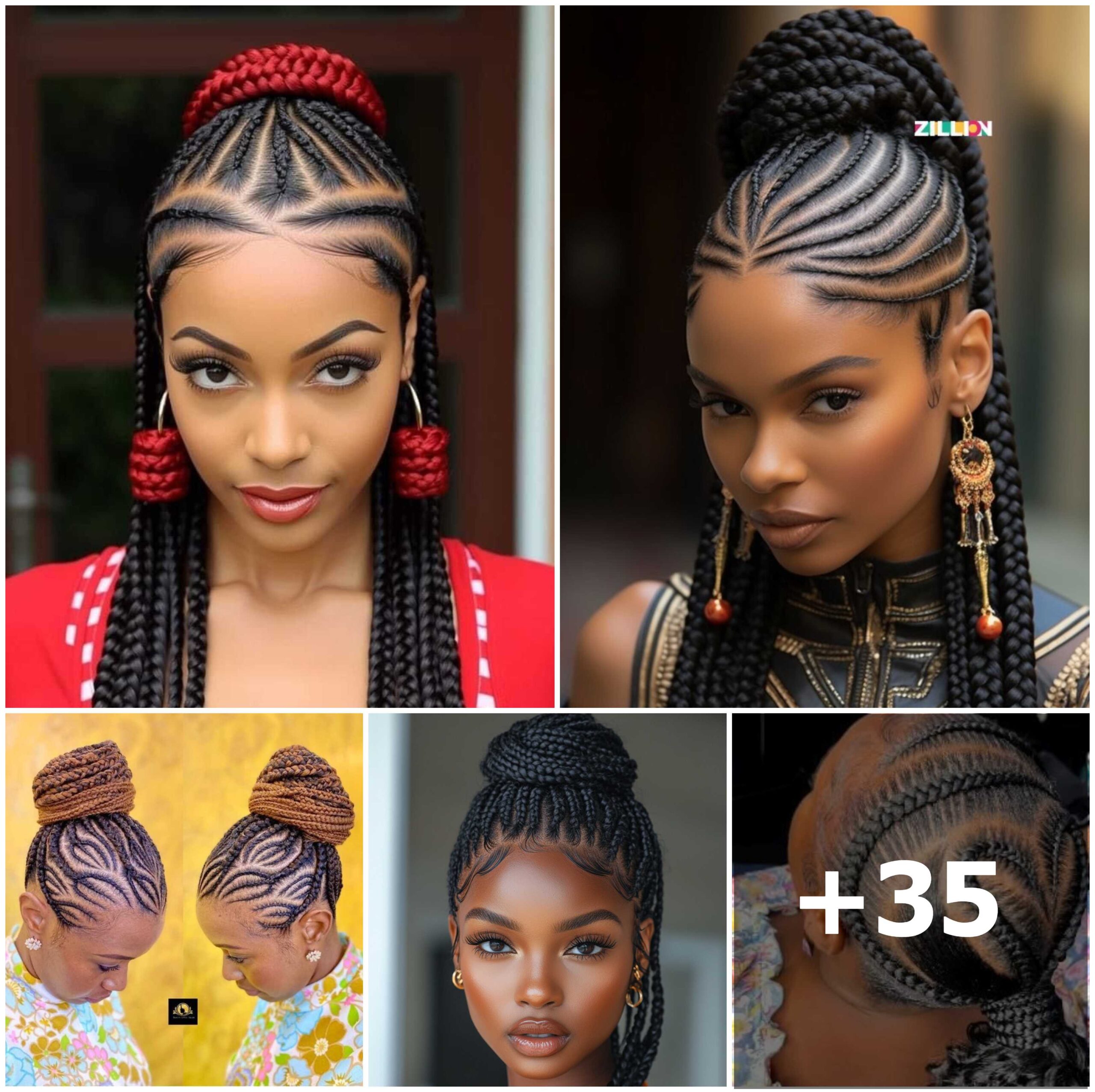 35 PHOTOS: Beautiful Ghana Weaving Hairstyles