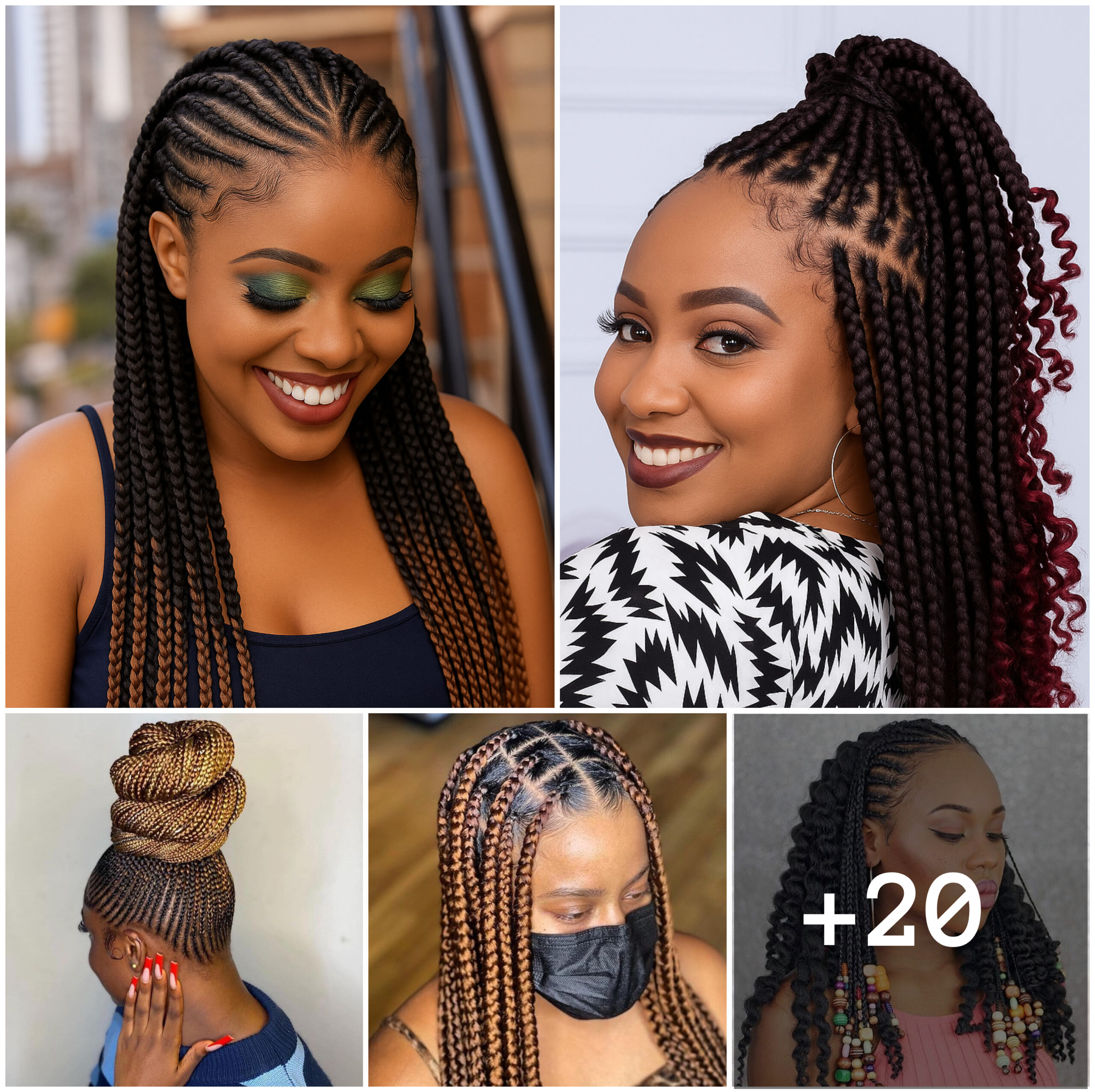 20 PHOTOS: Luxury braided hairstyles for ladies ‎