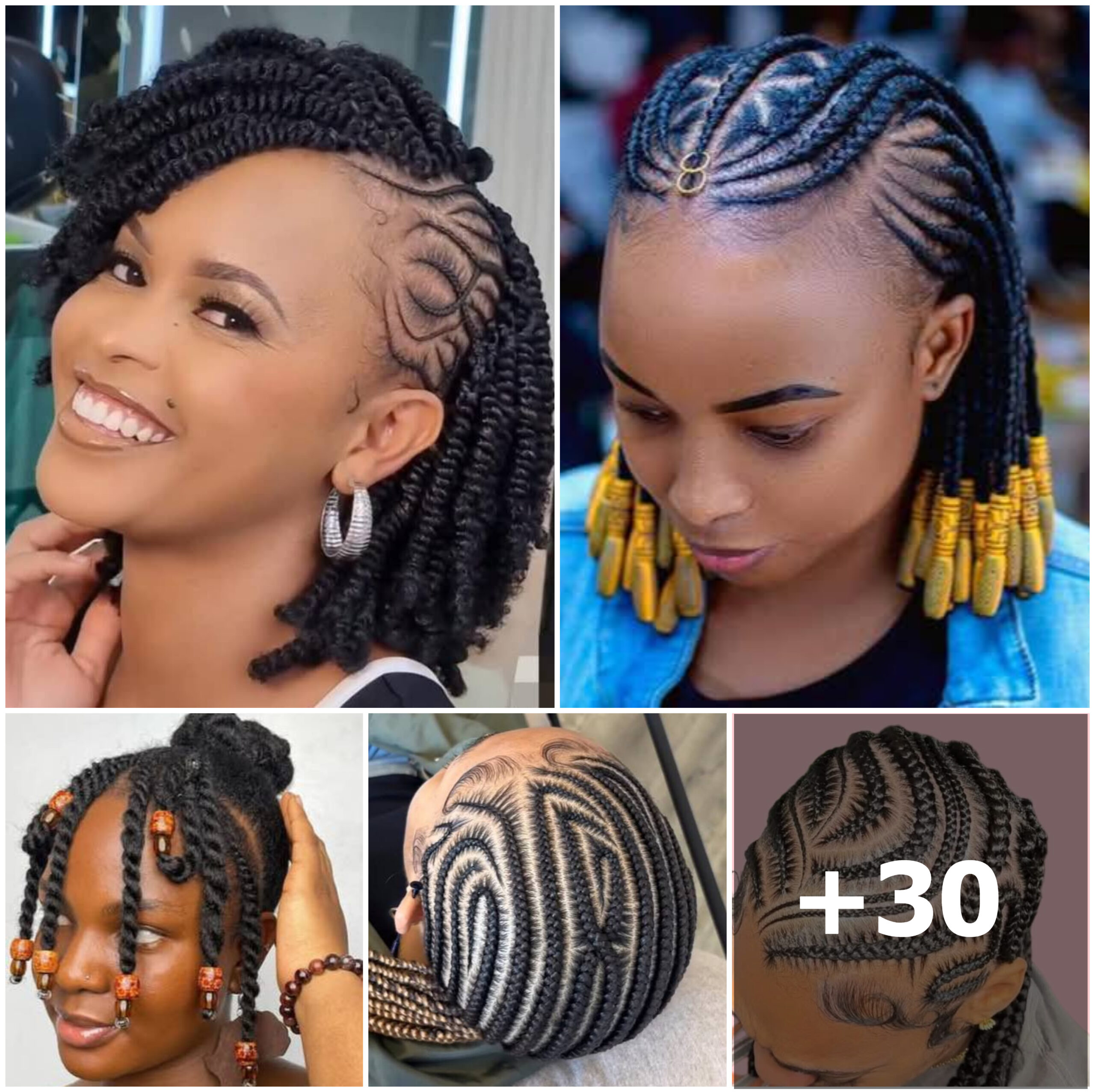 30 PICTURES: Latest Hairstyles for Ladies – African braids ‎