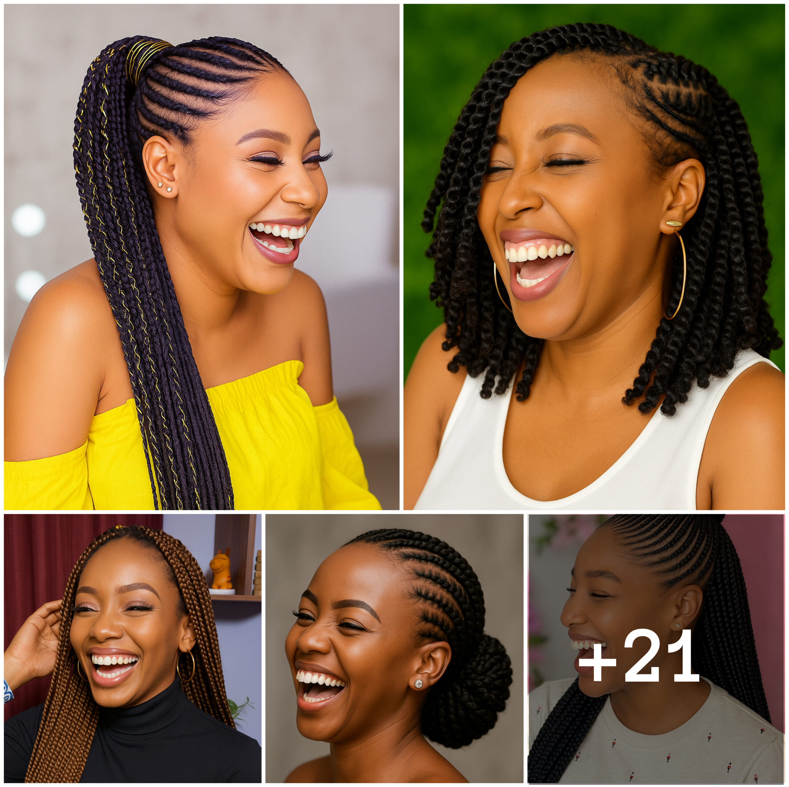 21 PHOTOS: Freestyle Cornrow Hairstyles ‎