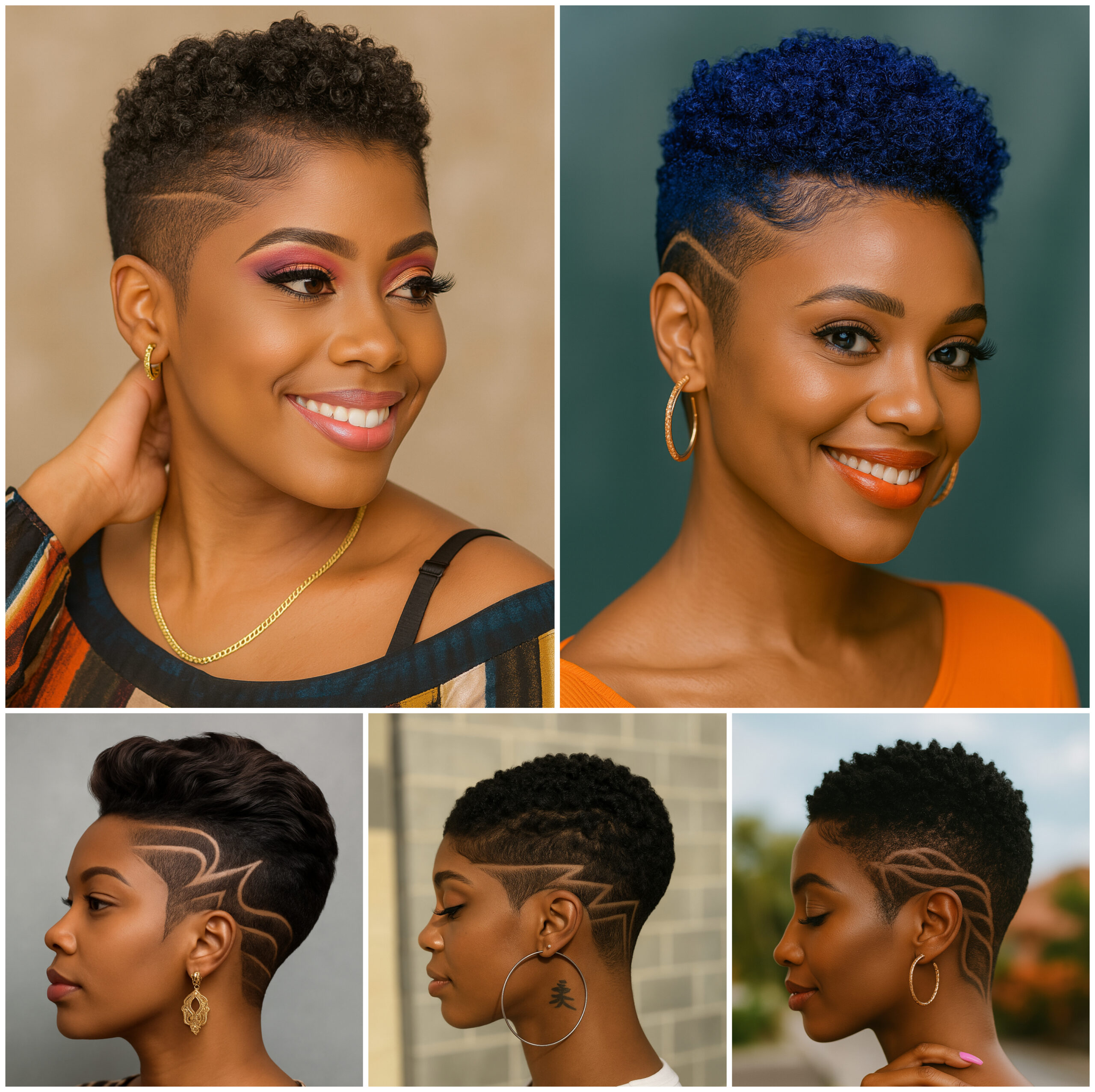 Short Natural Fade Looks for Women