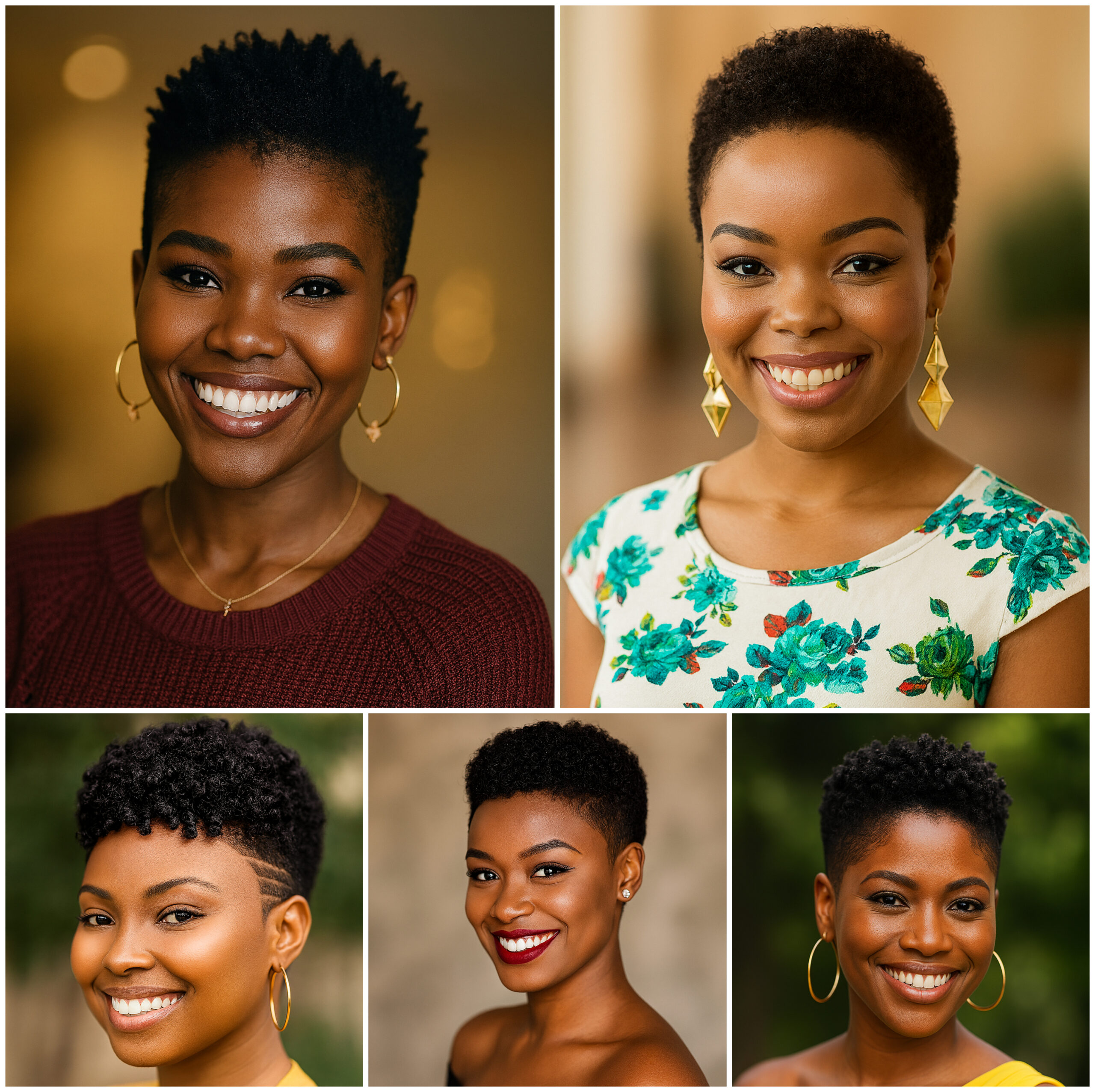 Chic Styles for Natural Short Hair