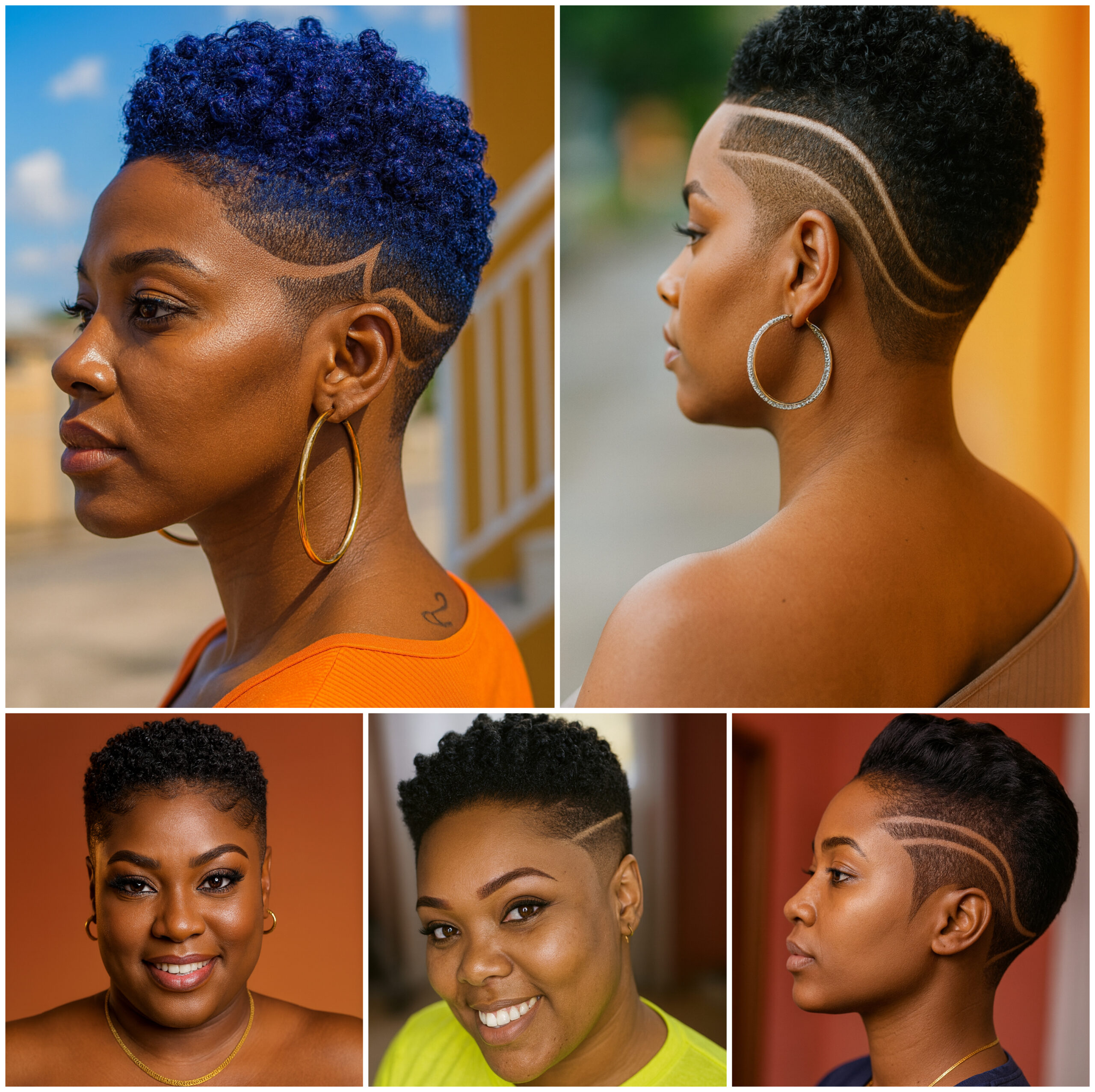 Stylish Short Natural Fade Hairstyles