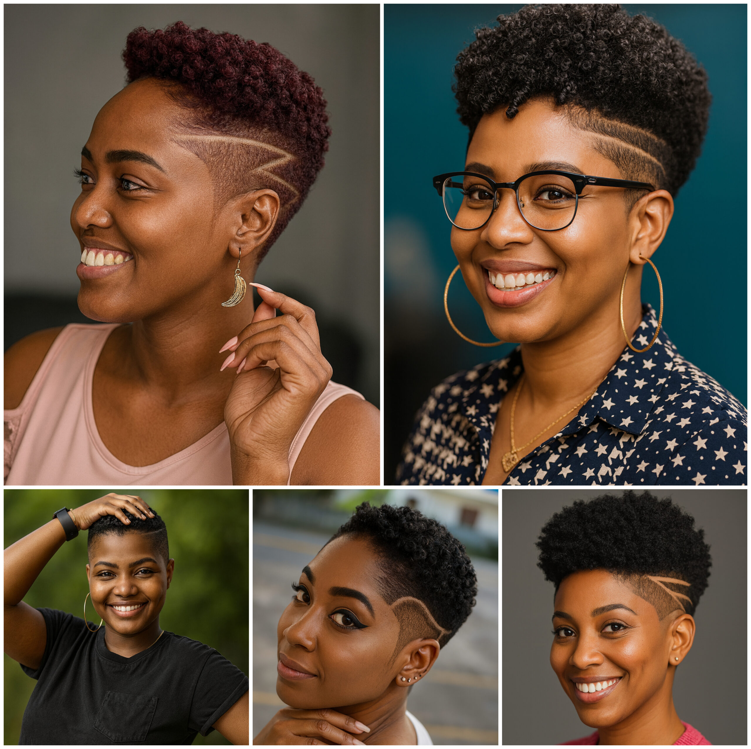 Premium Tapered Fade Styles with Creative Hair Designs
