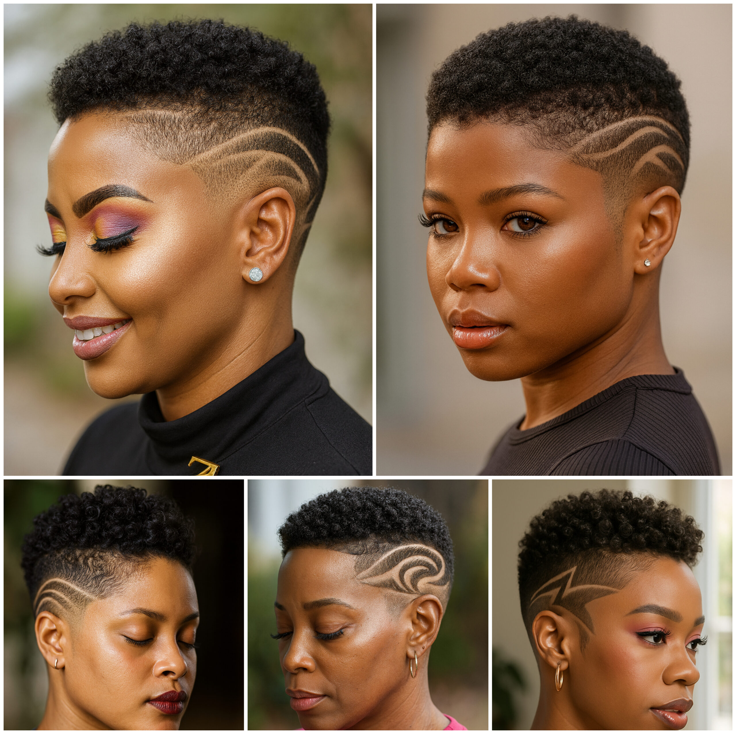 Bold Taper Cuts Featuring Hair Tattoos