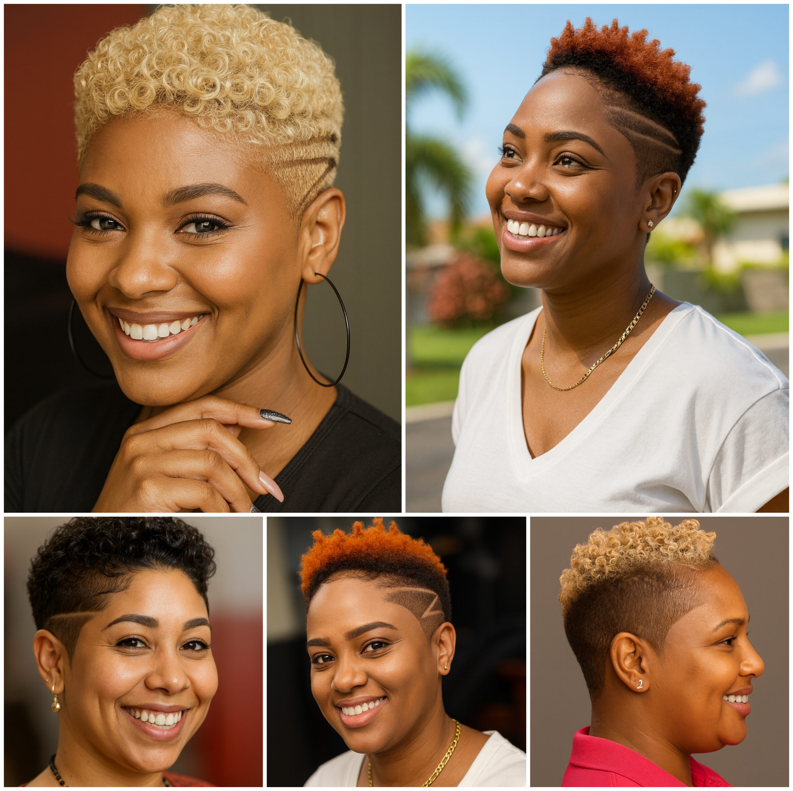 Bold Short Haircuts with Stunning Designs #ShortHairArt