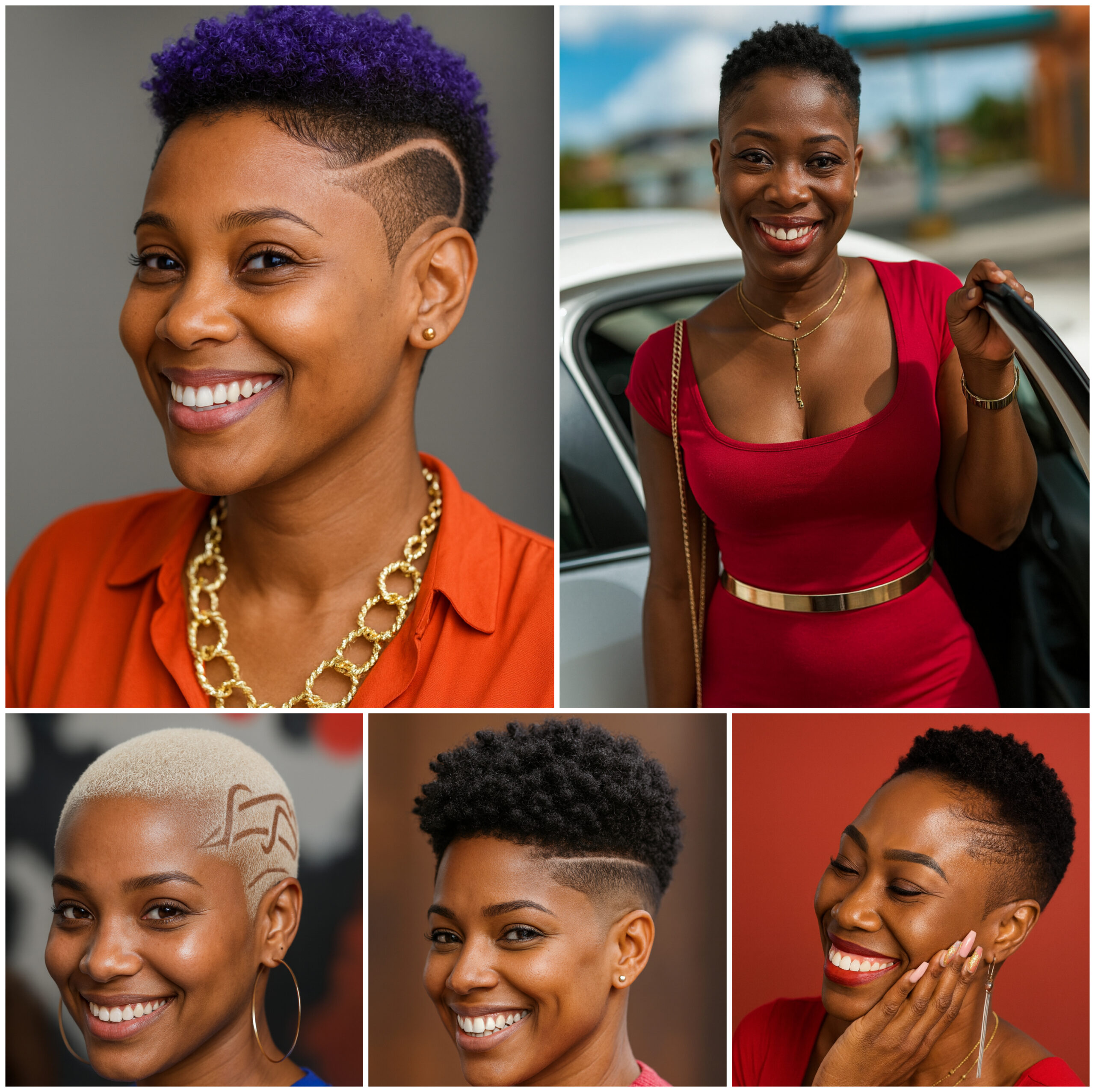 Creative Short Buzz Cuts for Women