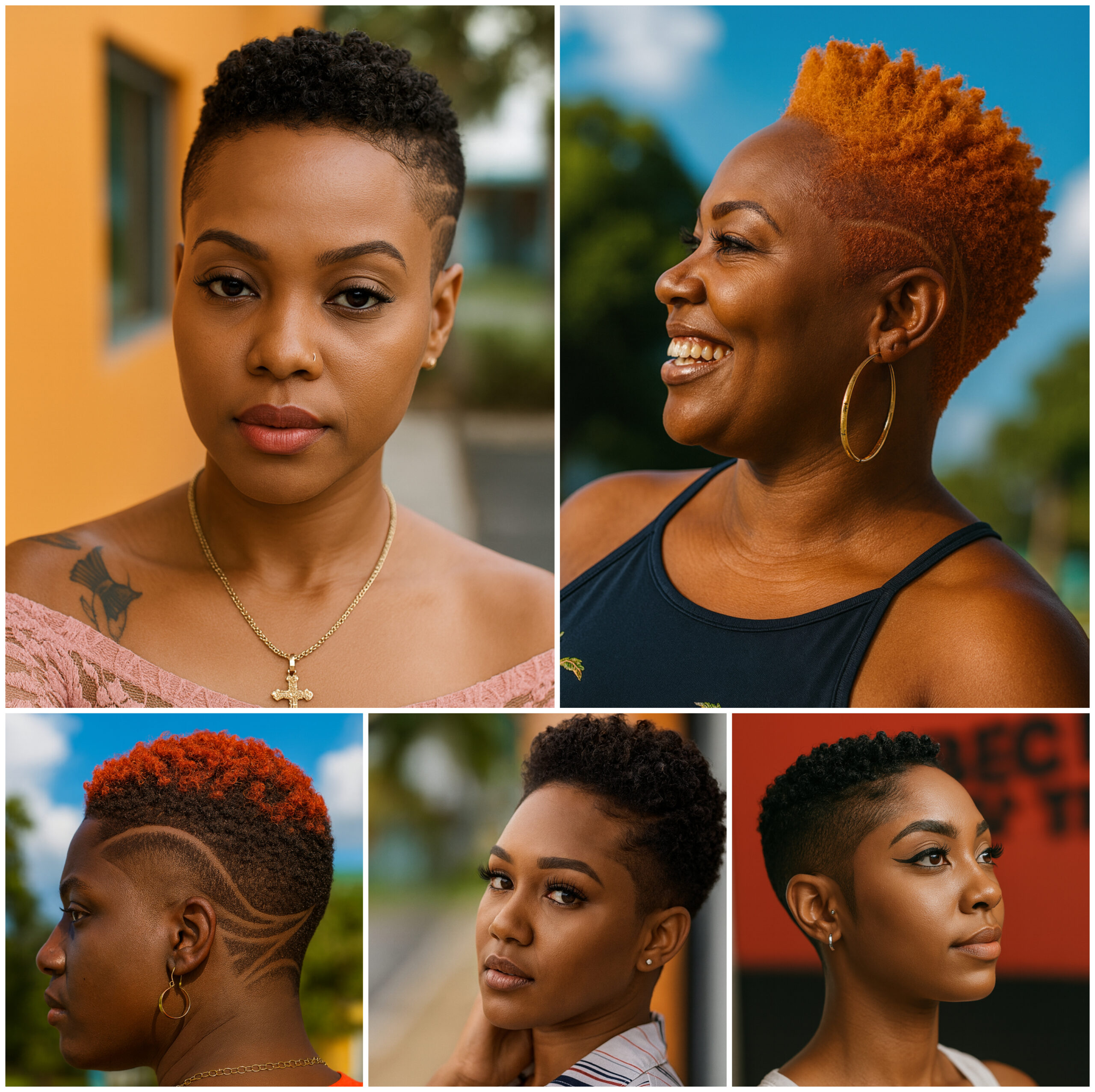 Latest Short Fade Hairstyles with Creative Designs