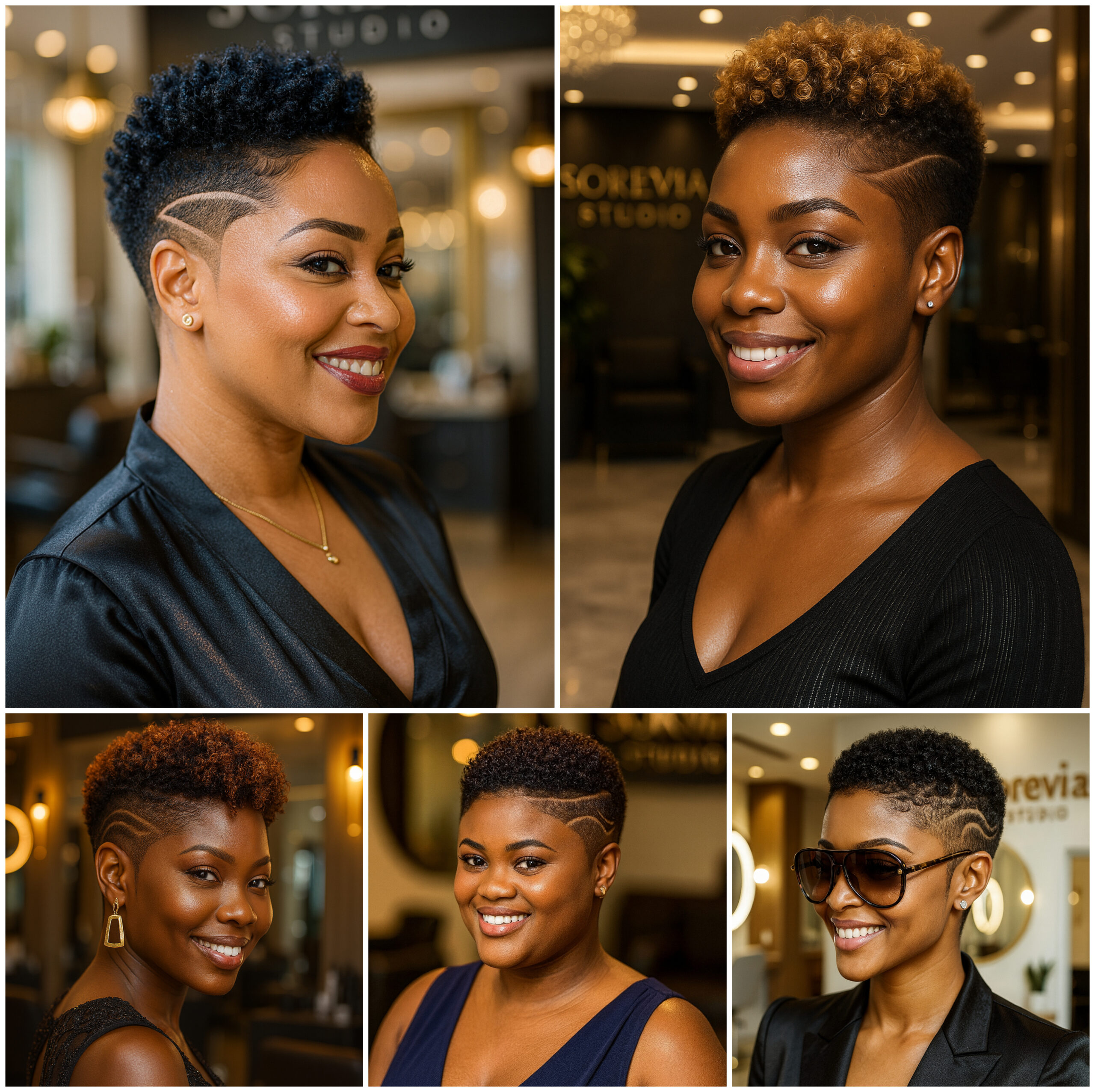 Defined Fade with Wave Inspired Hair Designs