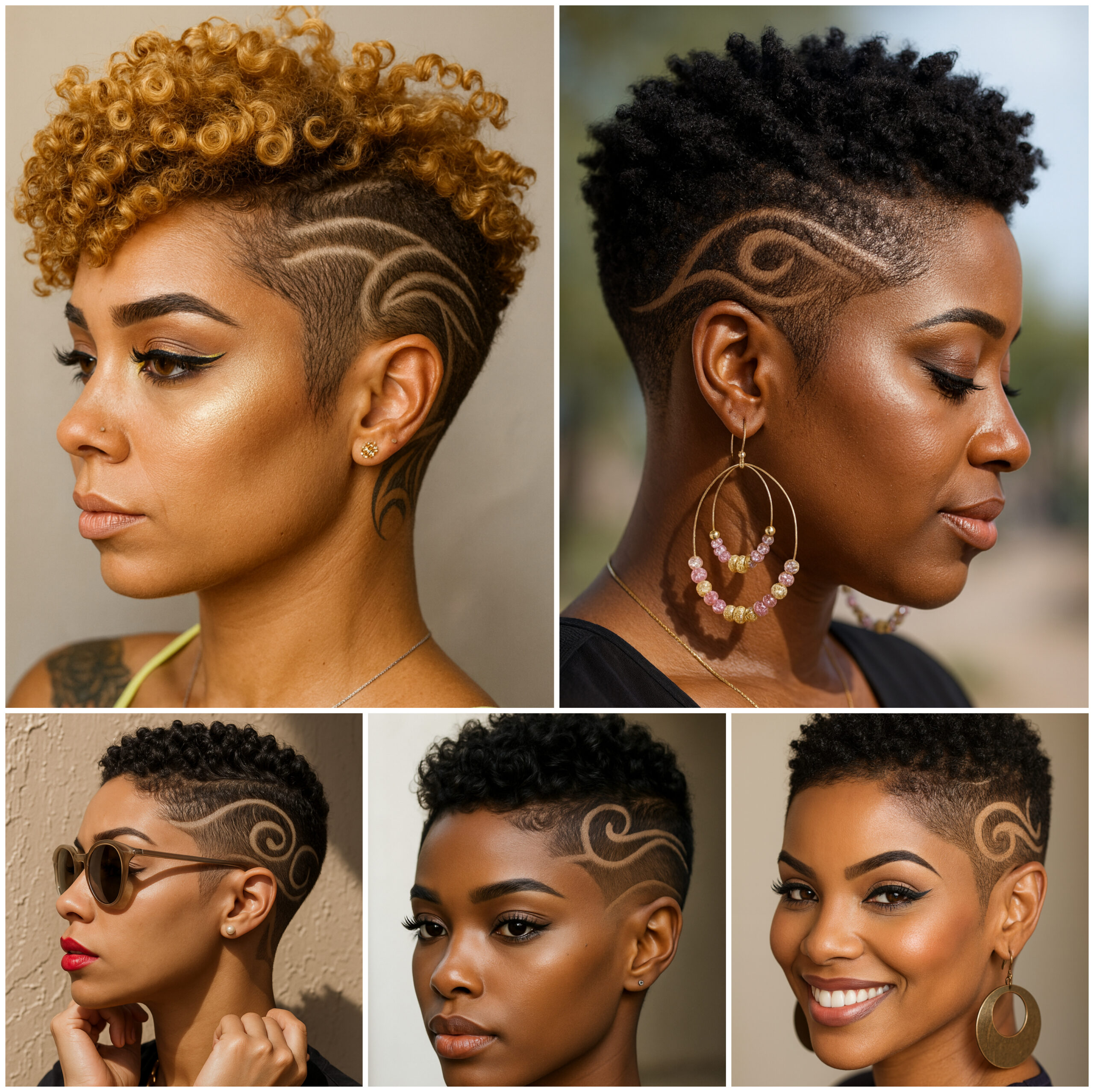 Sharp Fade Cuts with Clean Lines to Rock