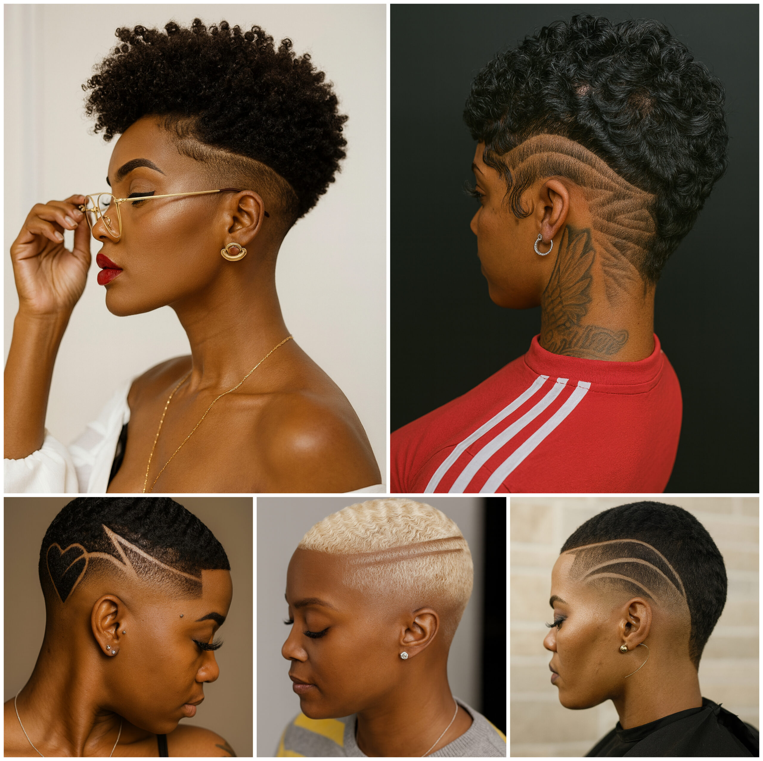 Low Fade Afro Cuts for Women Low Fade Afro Cuts for Women