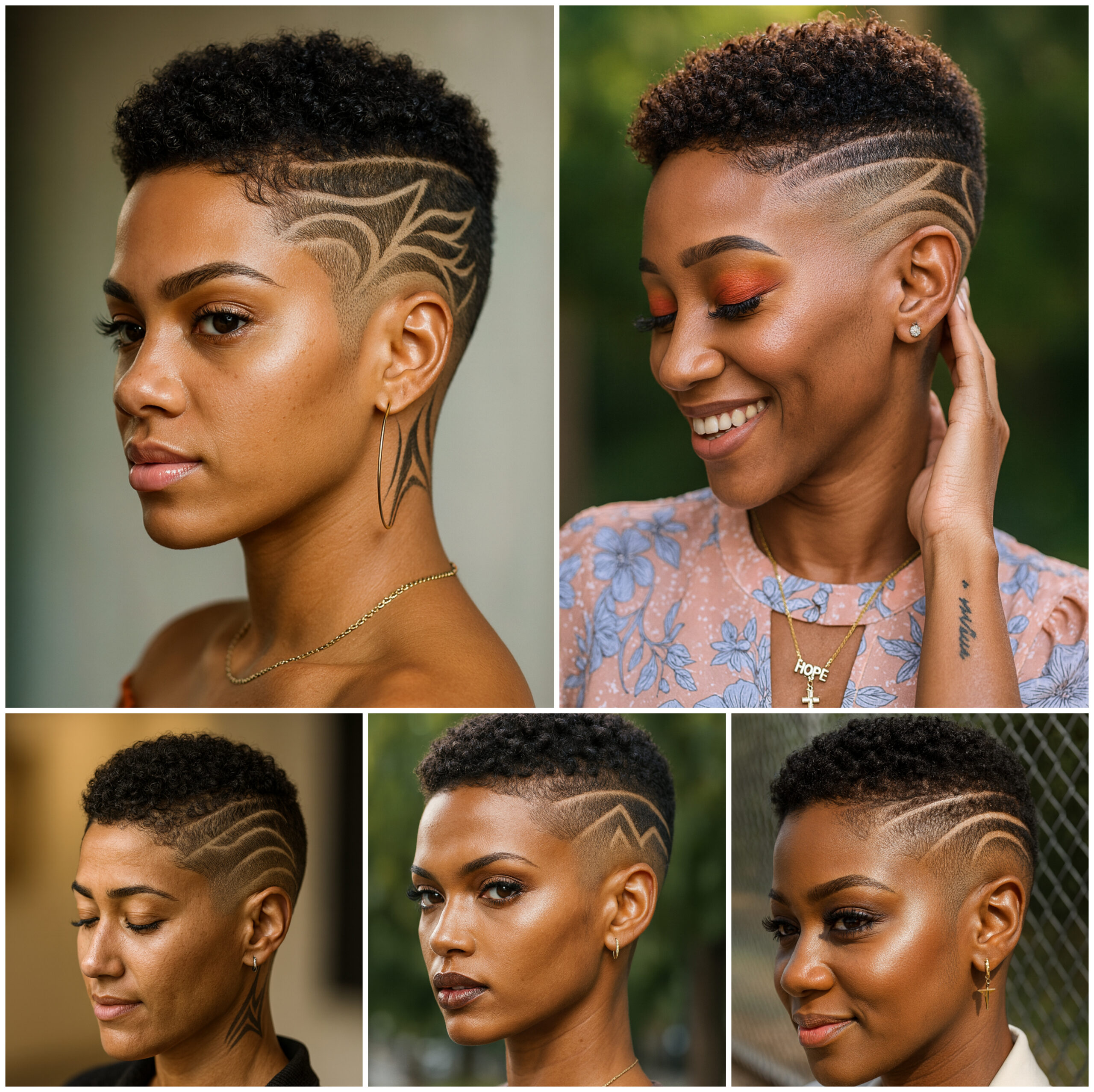 Elegant Tapered Cuts with Sleek Patterns to Rock