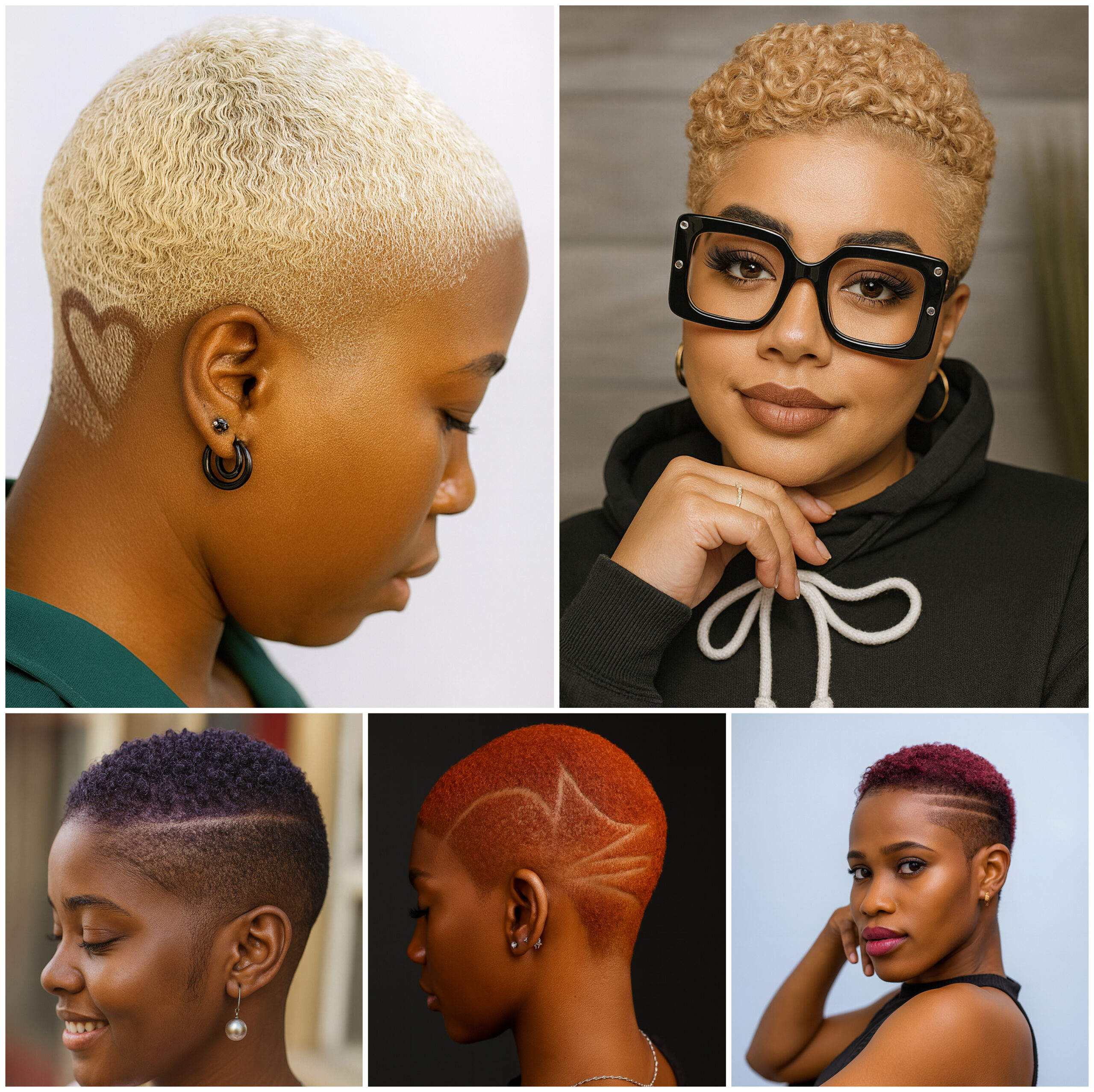 Natural Short Fades with Artistic Touch