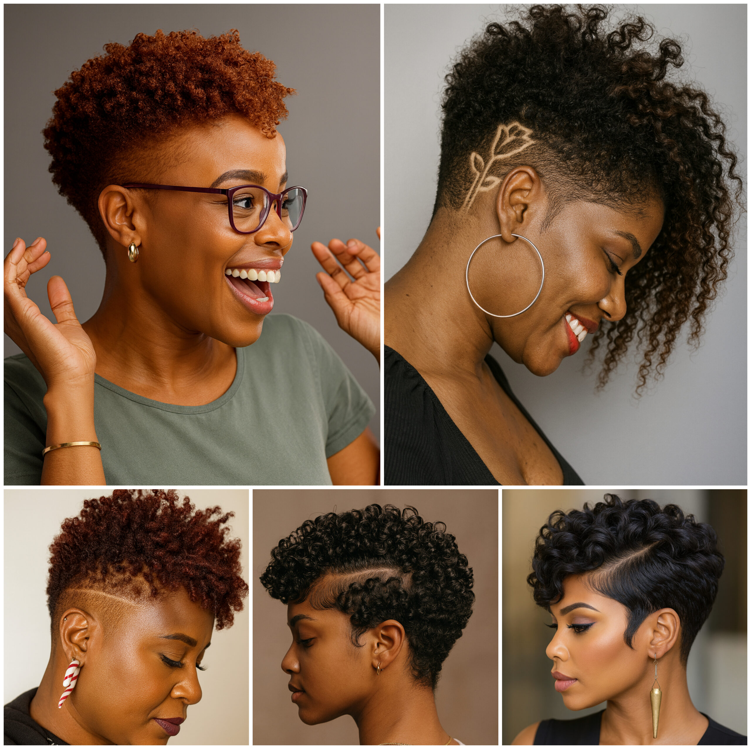 Low Fade Hairstyles for Natural Beauty