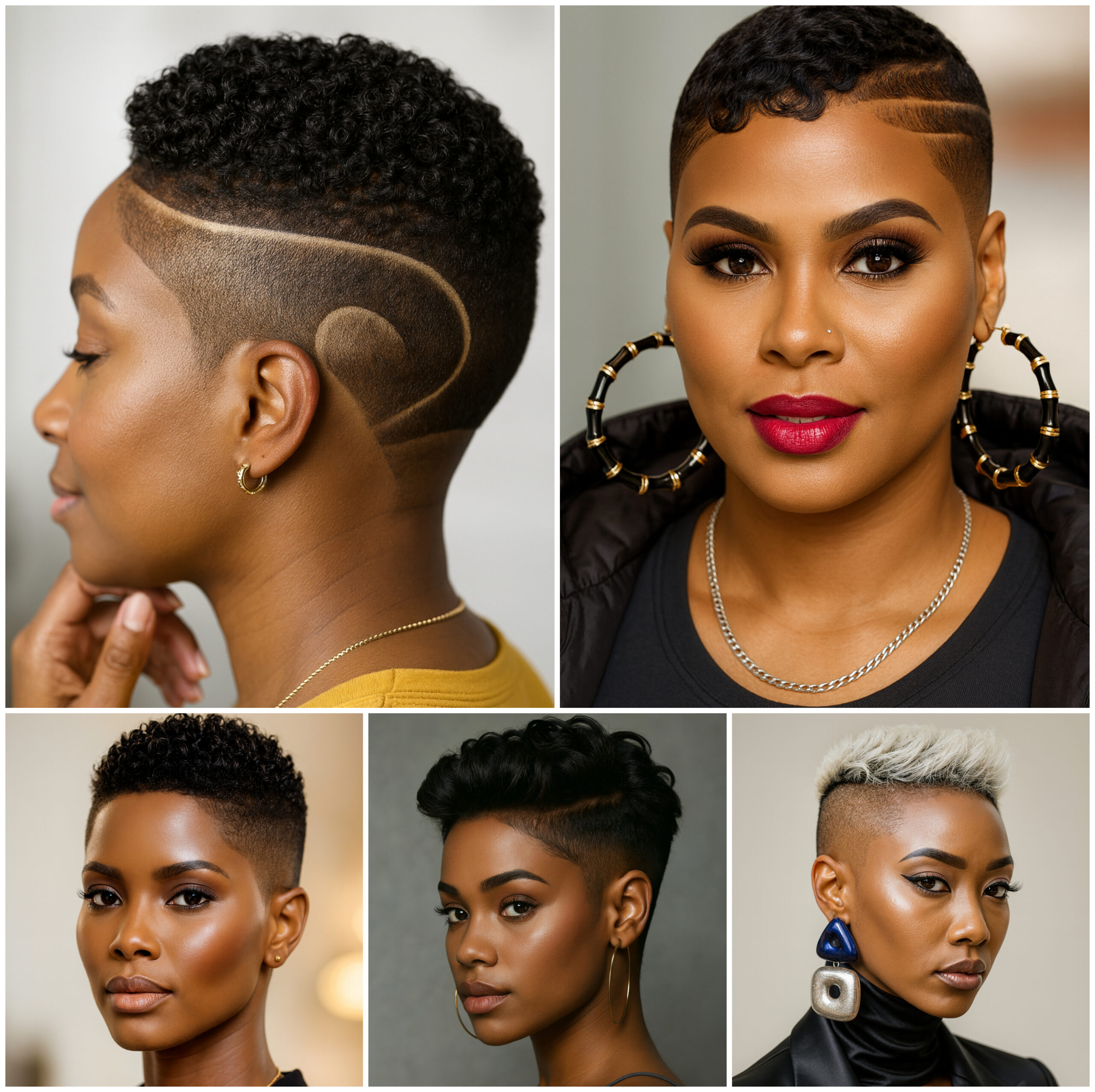 Natural Fade Haircuts with Stylish Edge