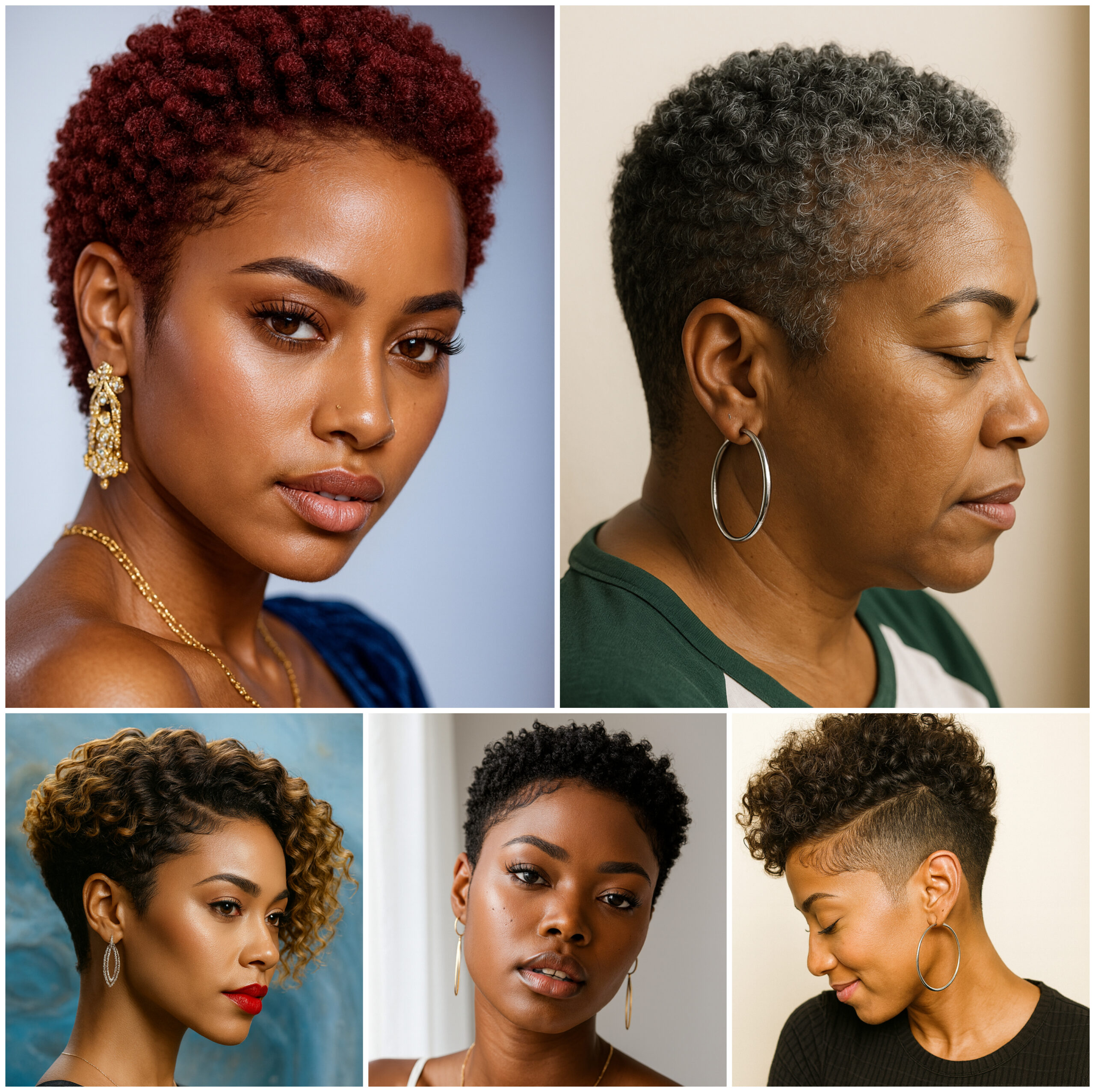 Creative Afro Haircuts with Gentle Style