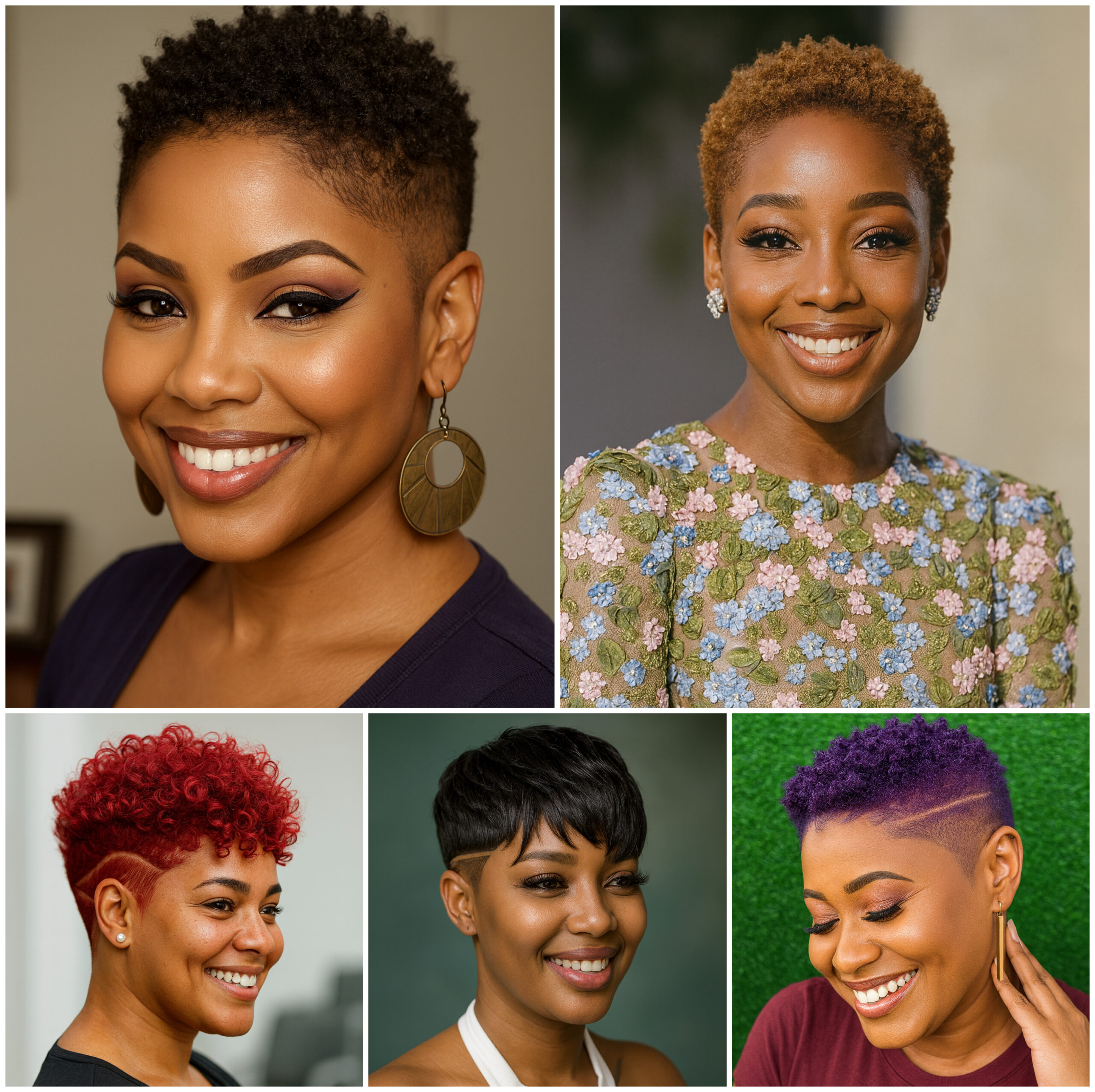 Short Natural Cuts With Bold Charm