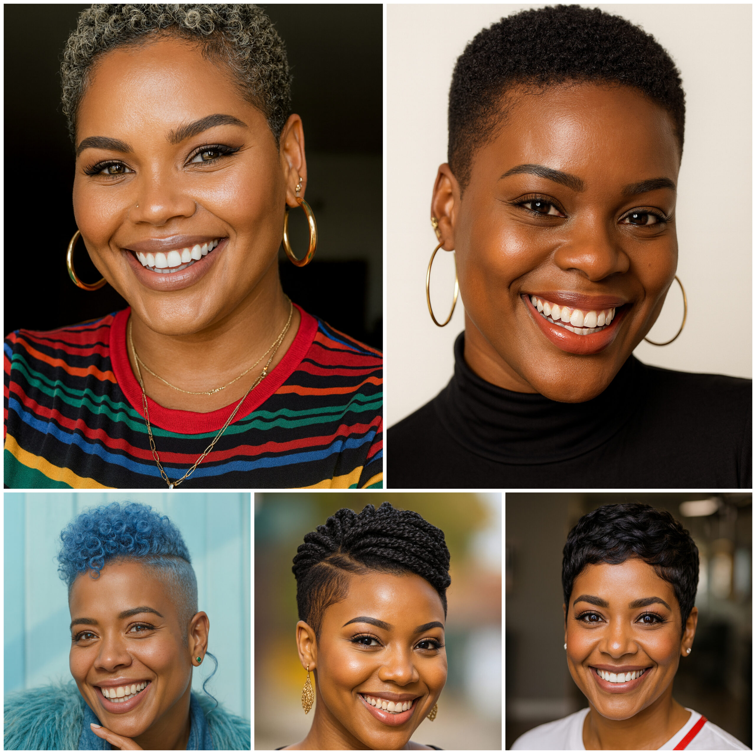 Chic Short Afro Inspo to Save