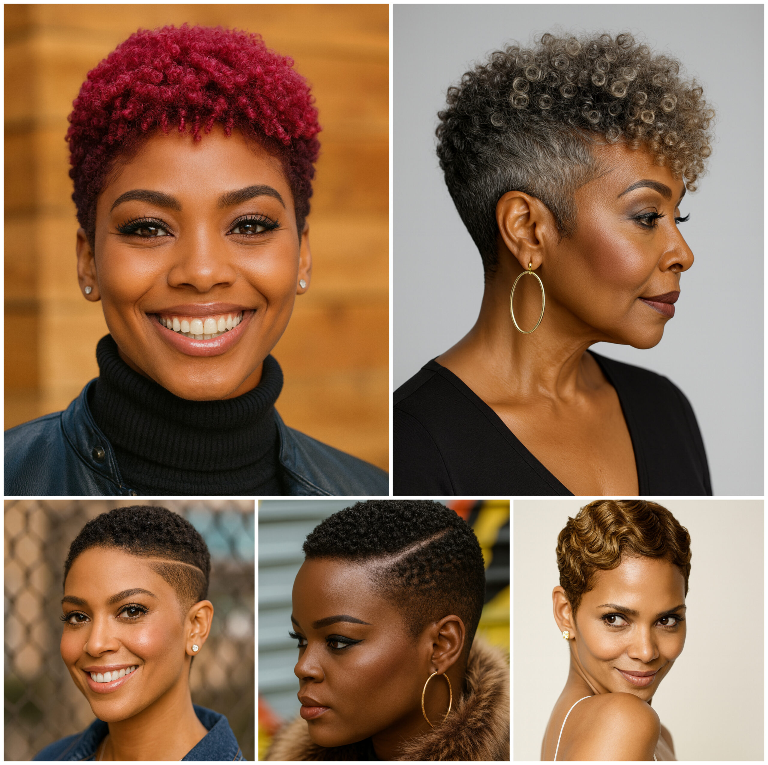 Chic Short Afro Styles and Fade Looks