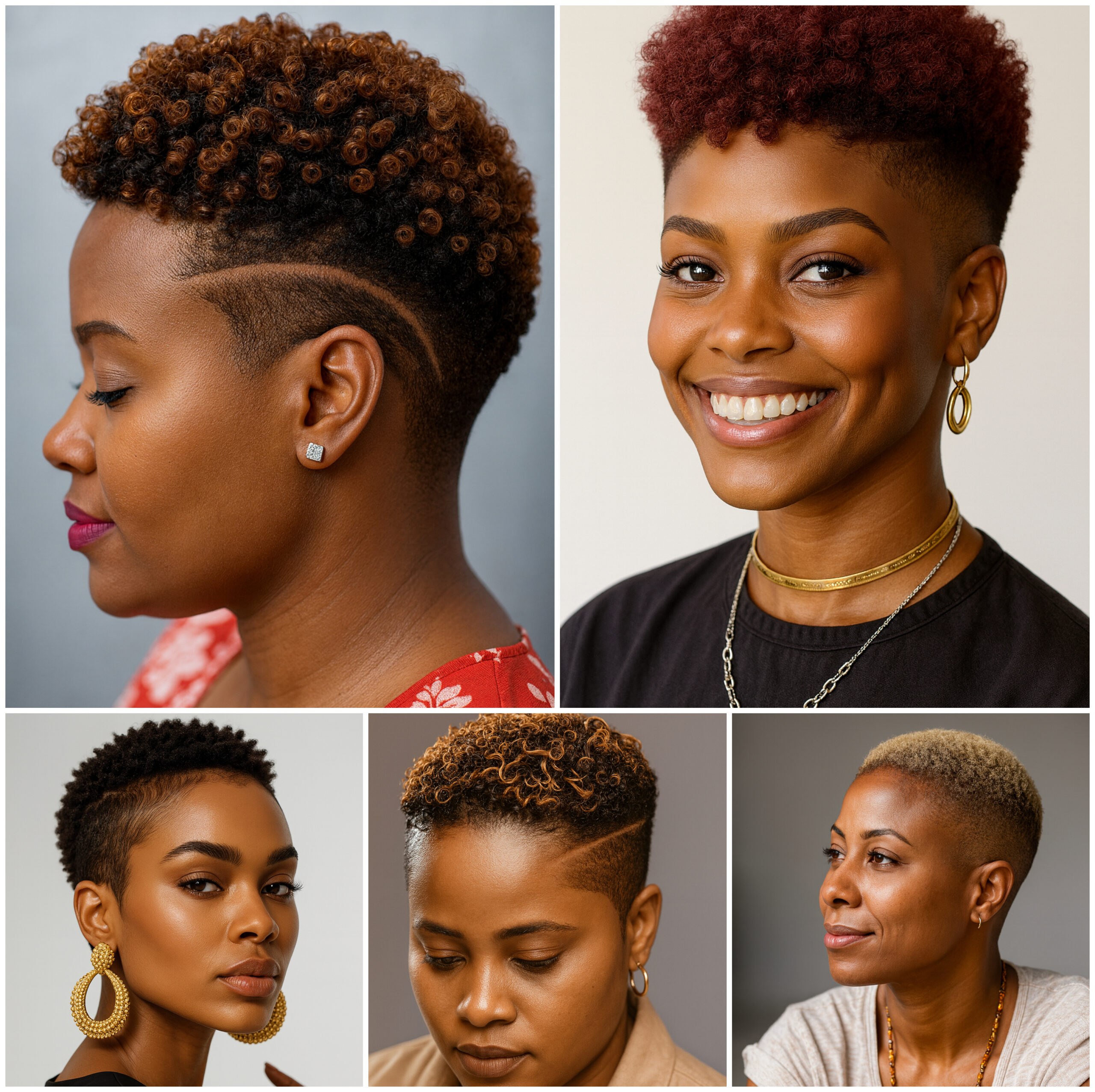 Creative Afro Haircuts with Gentle Style