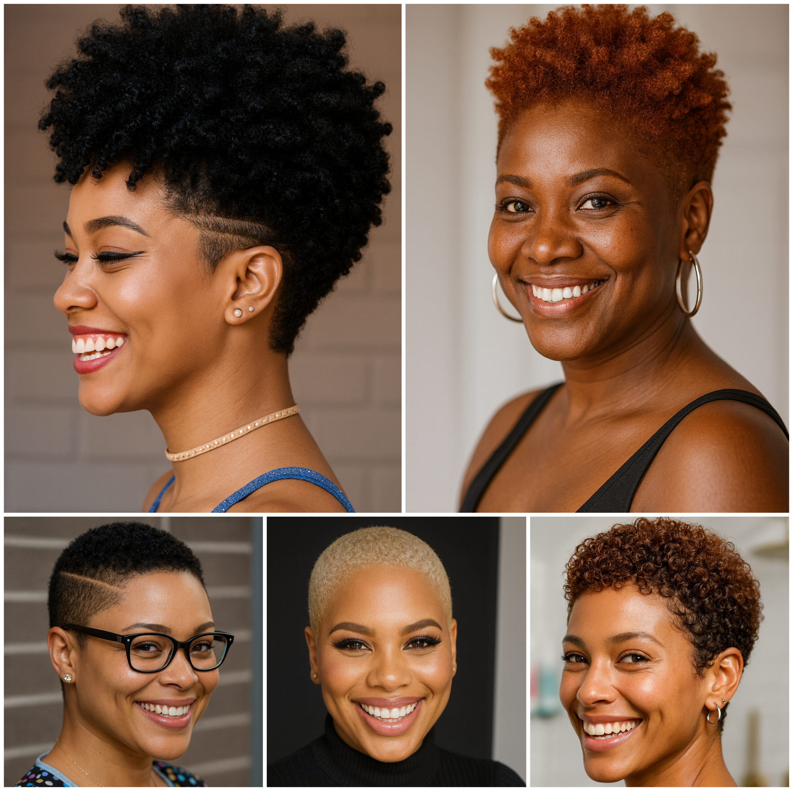 Natural Short Afro Hair Inspiration