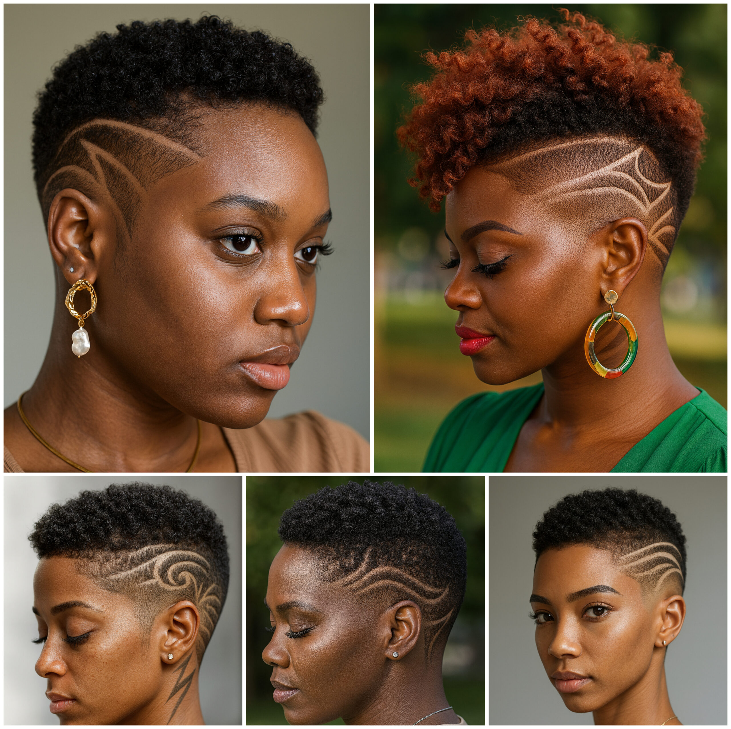 Inspo Short Fades with Defined Side Lines
