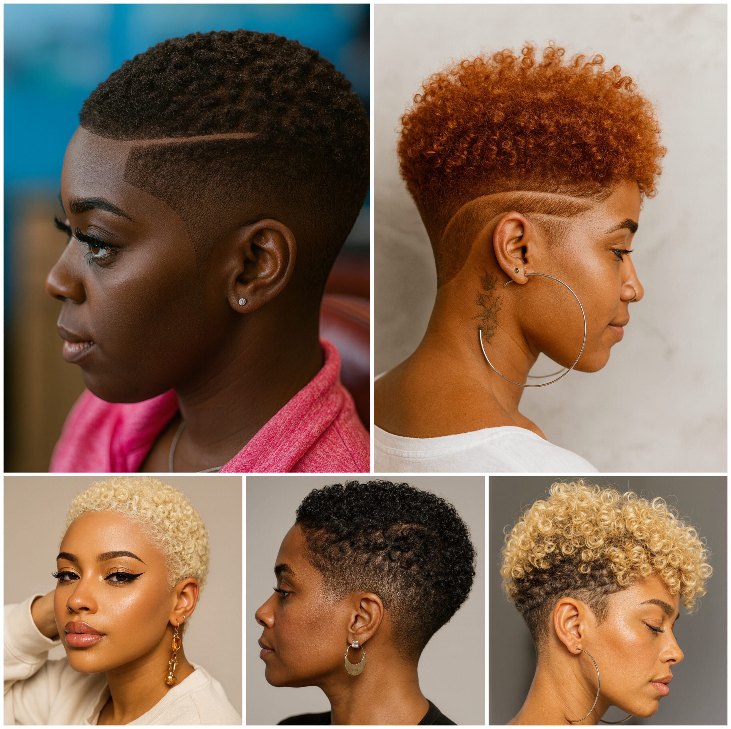 Natural Short Fades with Clean Finish