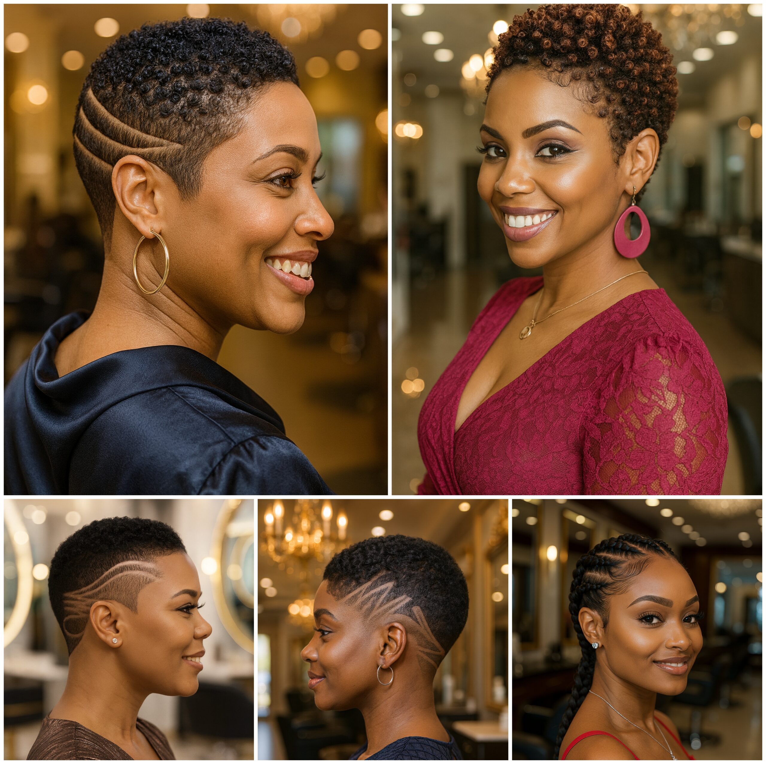 Smooth Low Cut Afro Style
