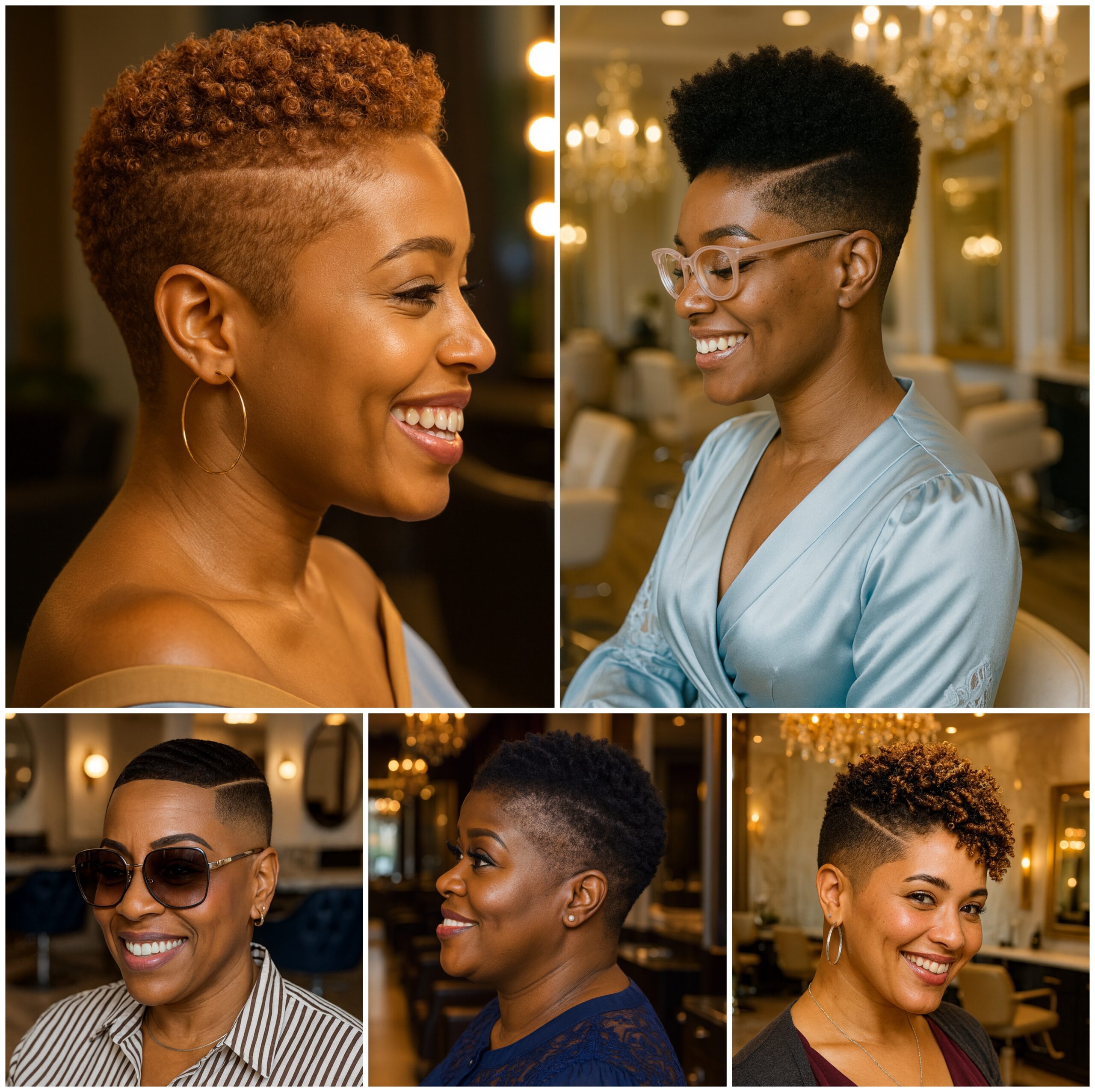 Natural Low Afro Shapes for Women