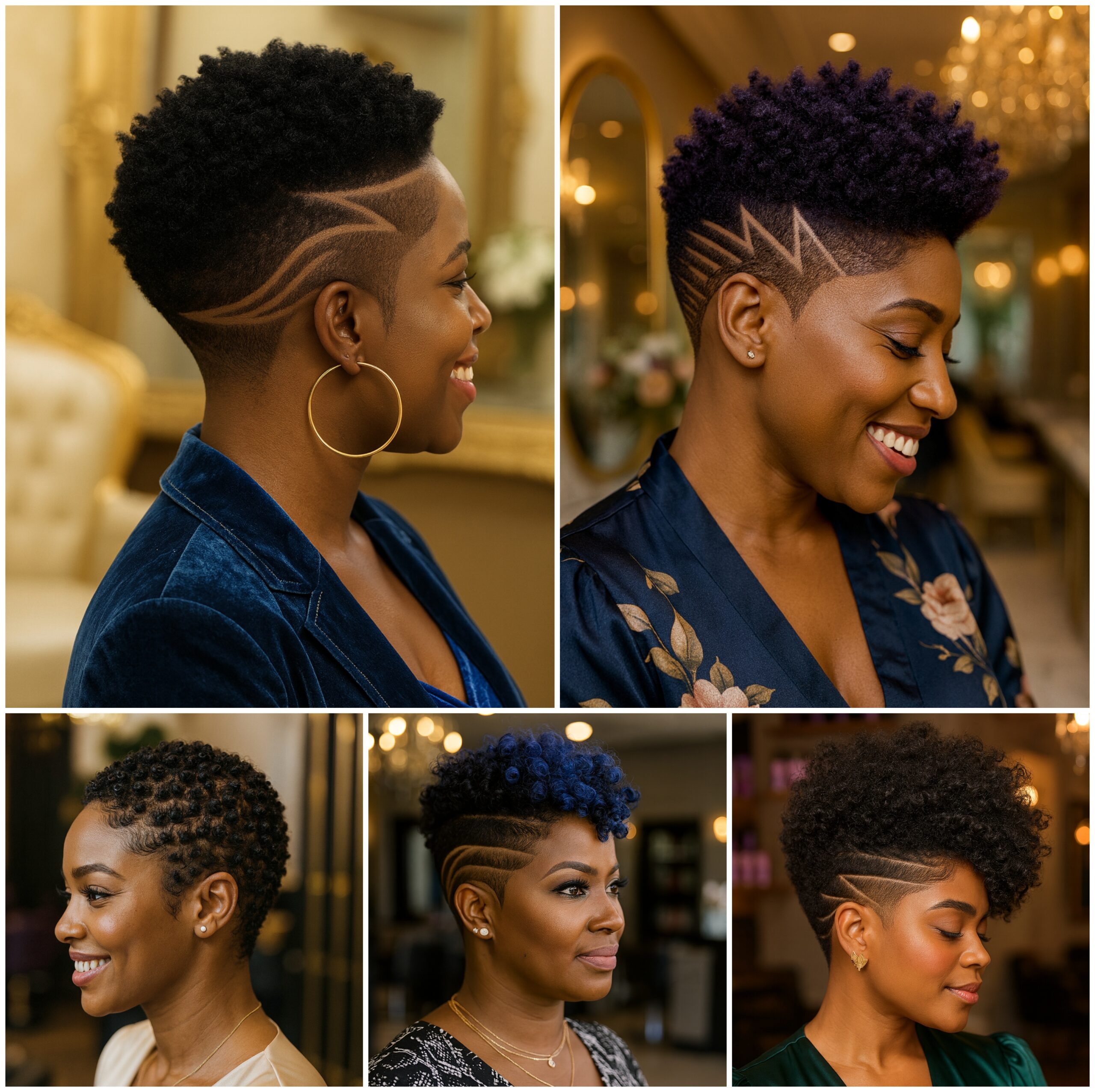 Natural Short Afro Line Forms Natural Short Afro Line Forms