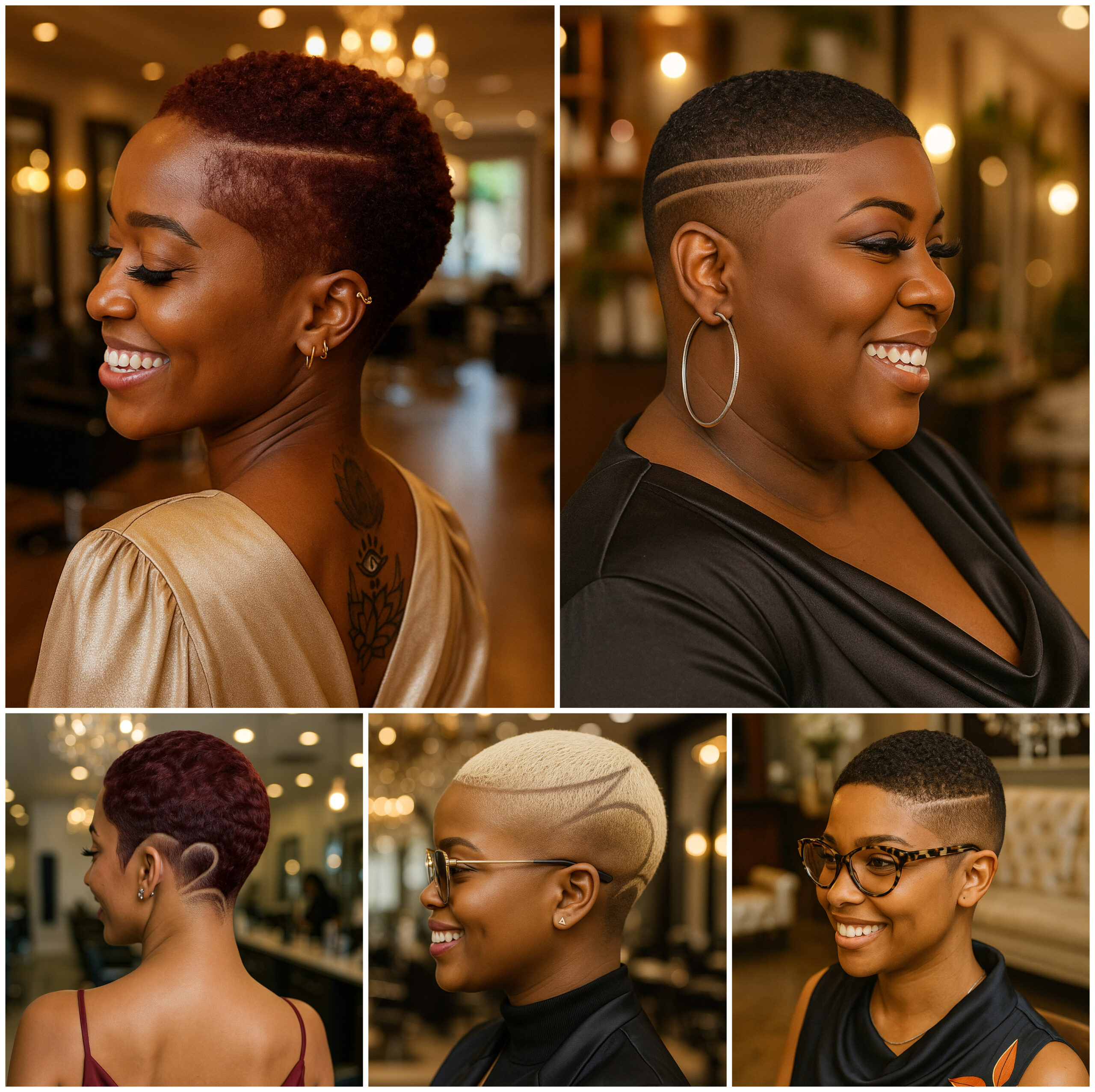Low Fade Afro Looks with Calm Style