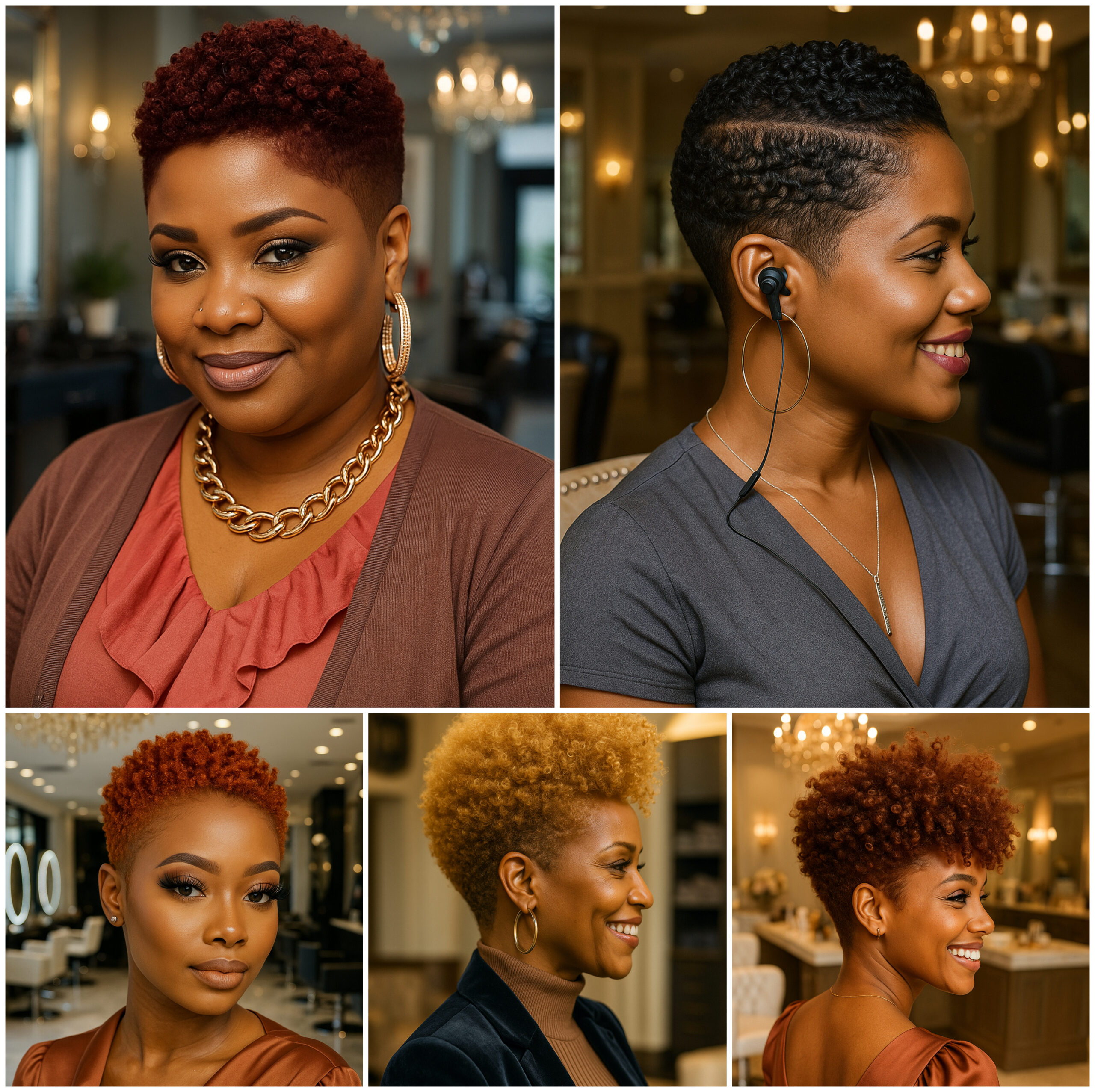 Low Cut Afro Designs with Grace