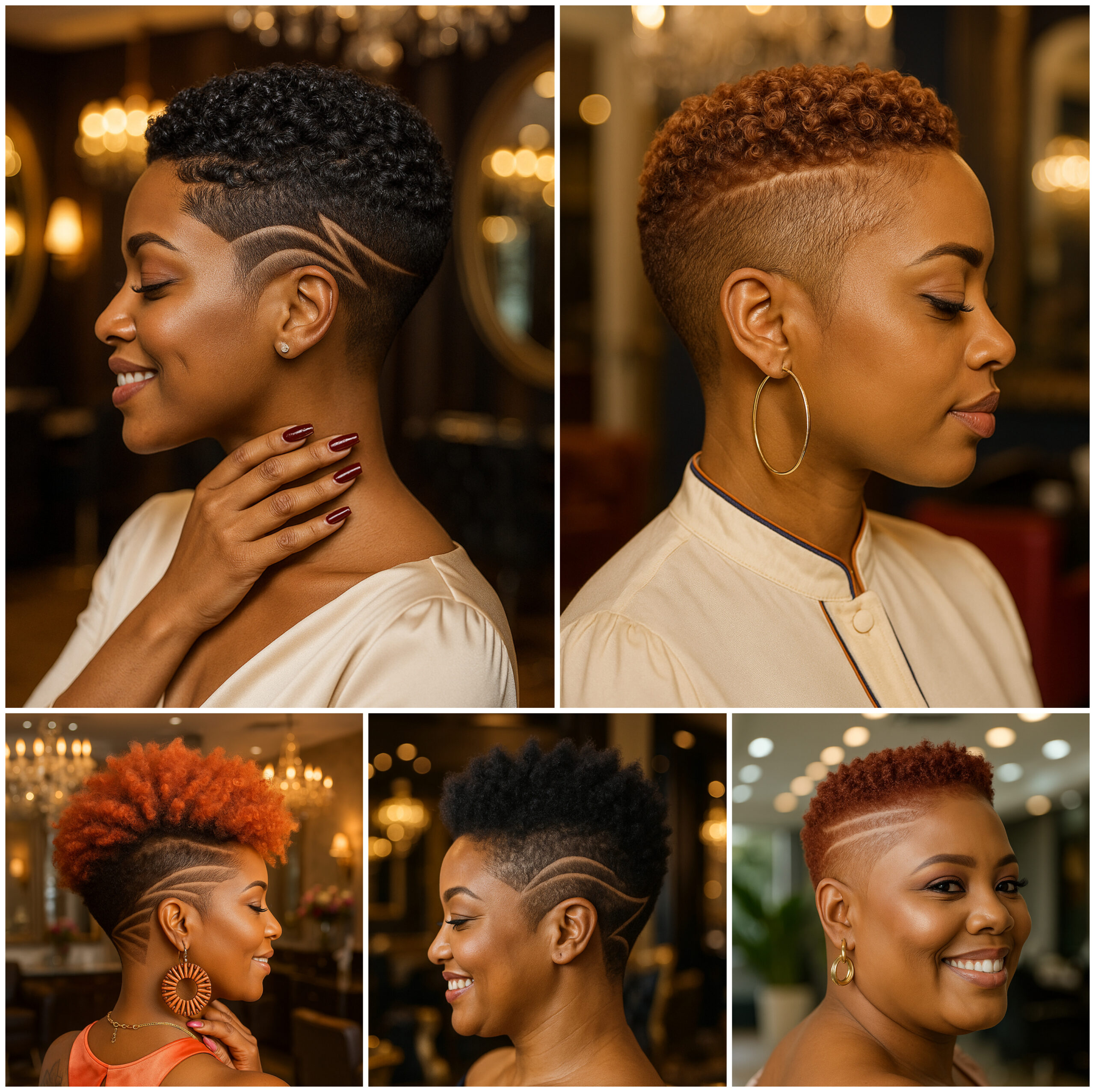 Creative Low Fades for Natural Hair