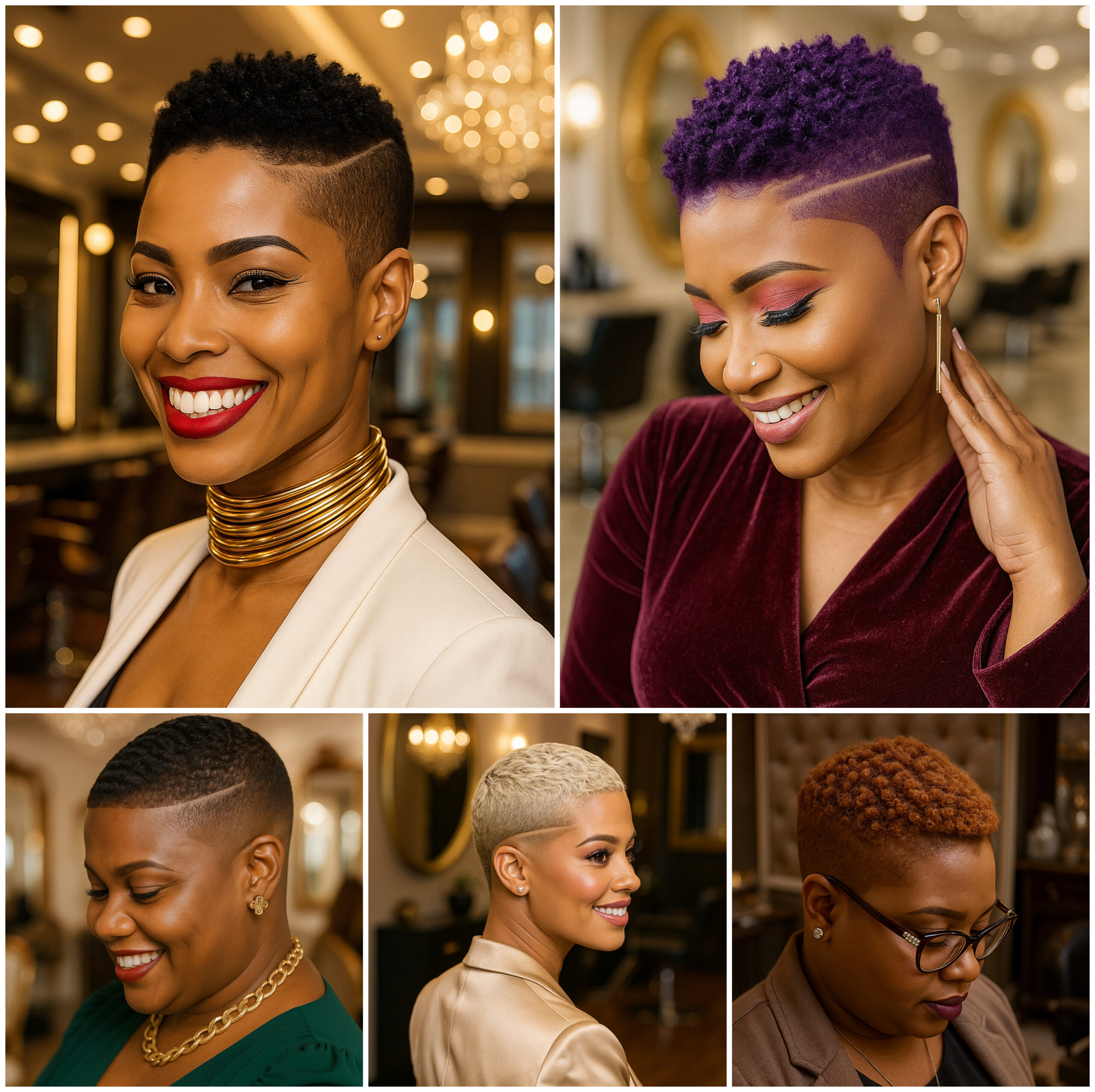 Natural Afro Shapes with Soft Fade