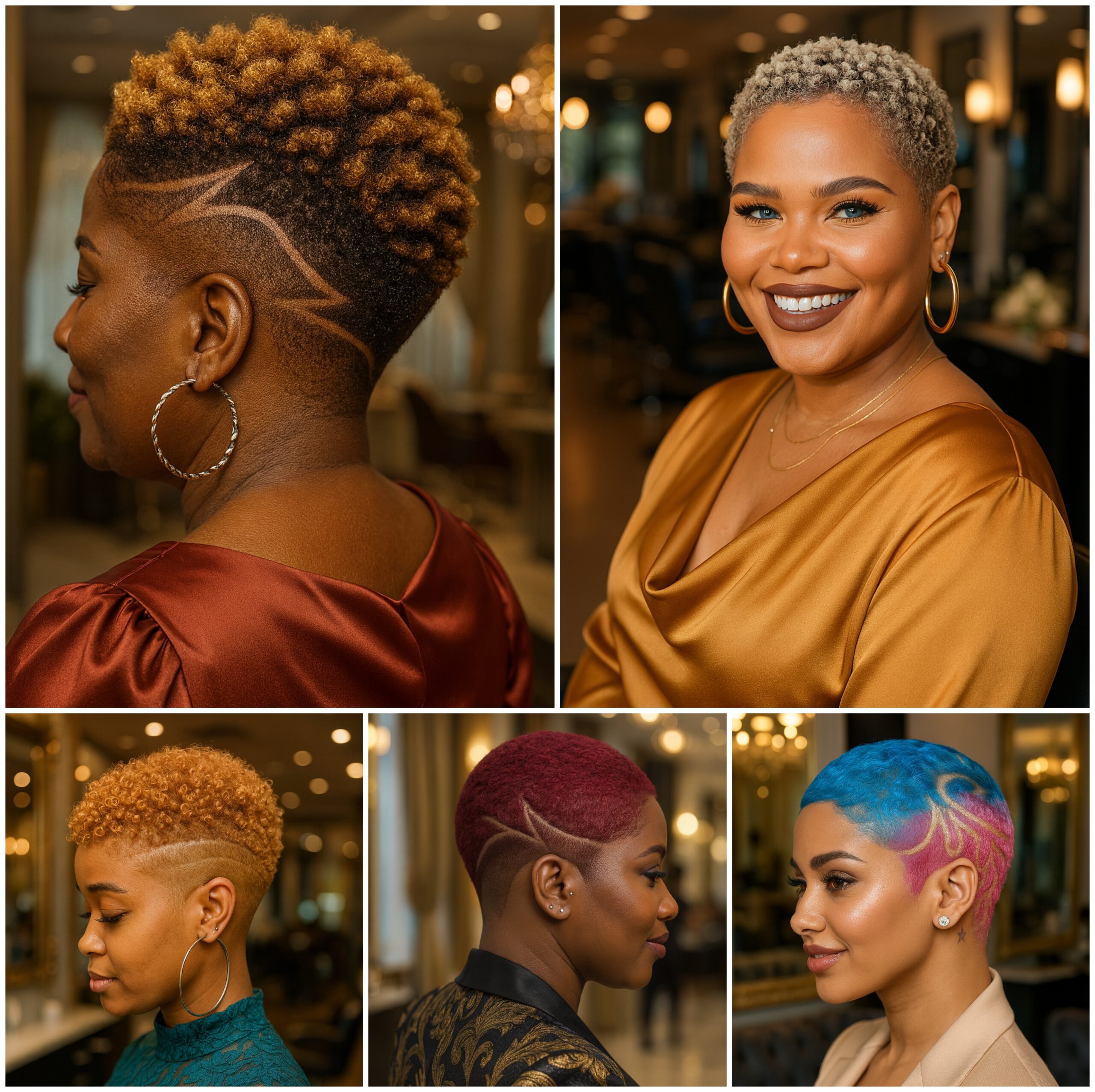 Soft Line Afro Cuts for Women