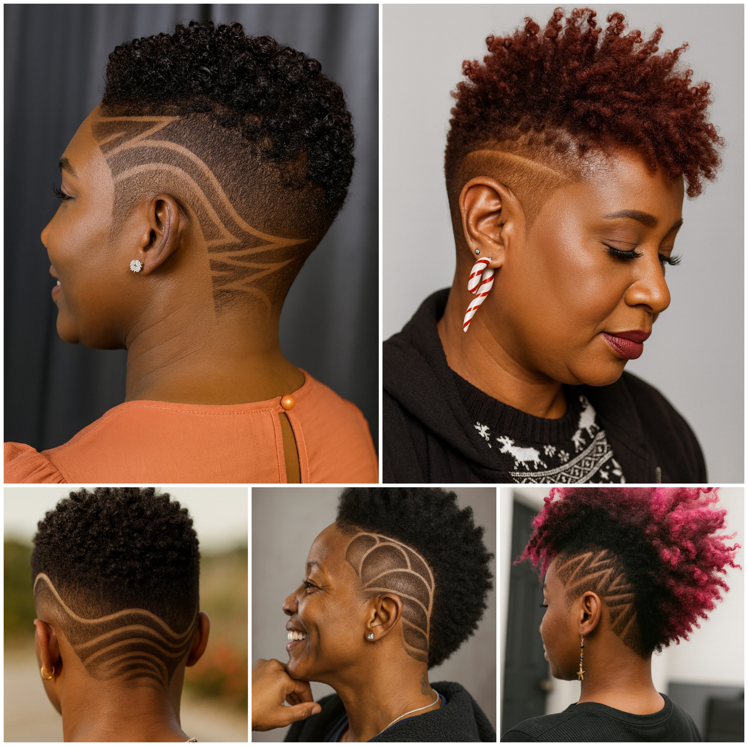 Smooth Afro Fade Lines for Women Smooth Afro Fade Lines for Women