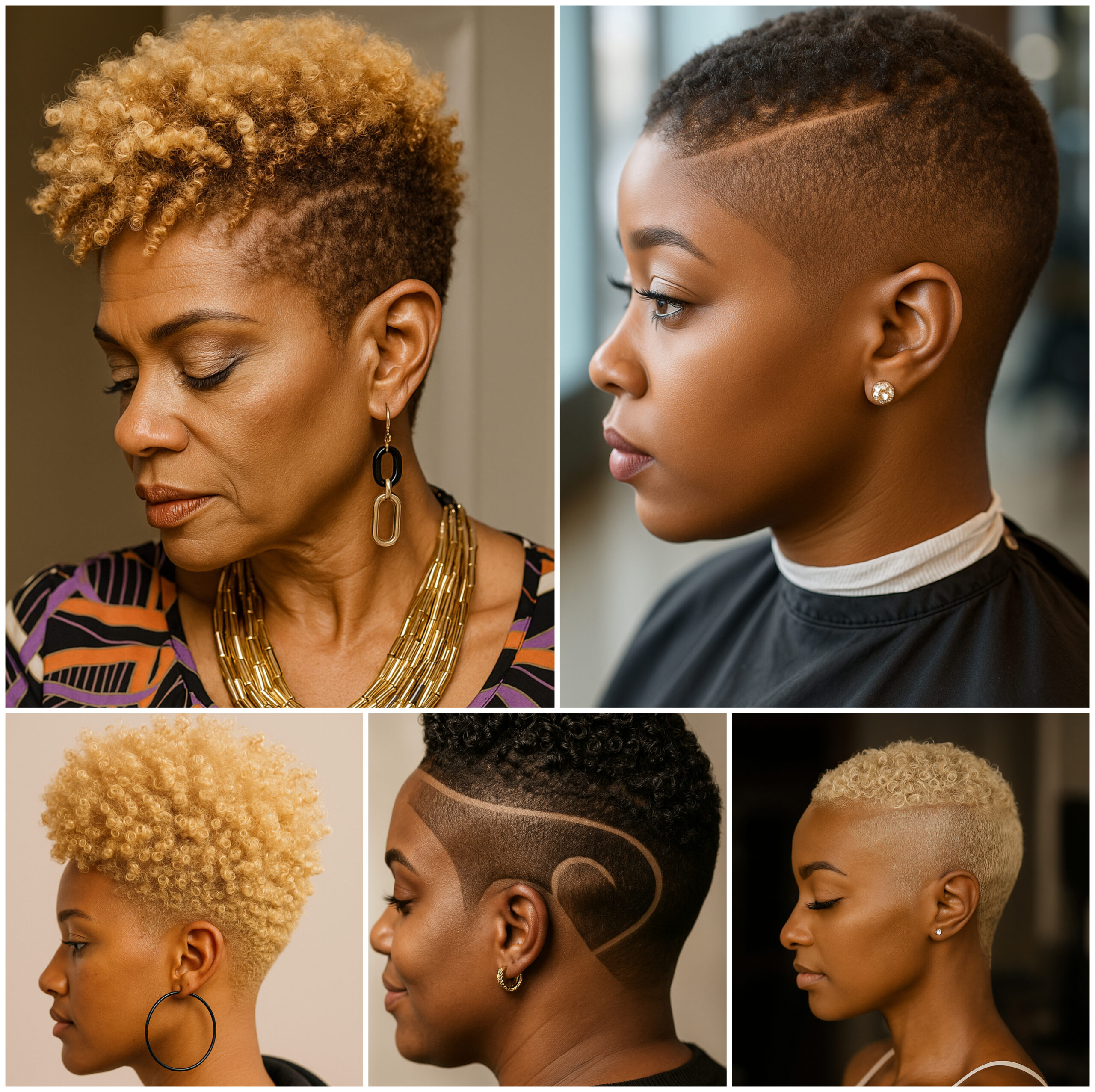 Low Cut Afro Looks for Women