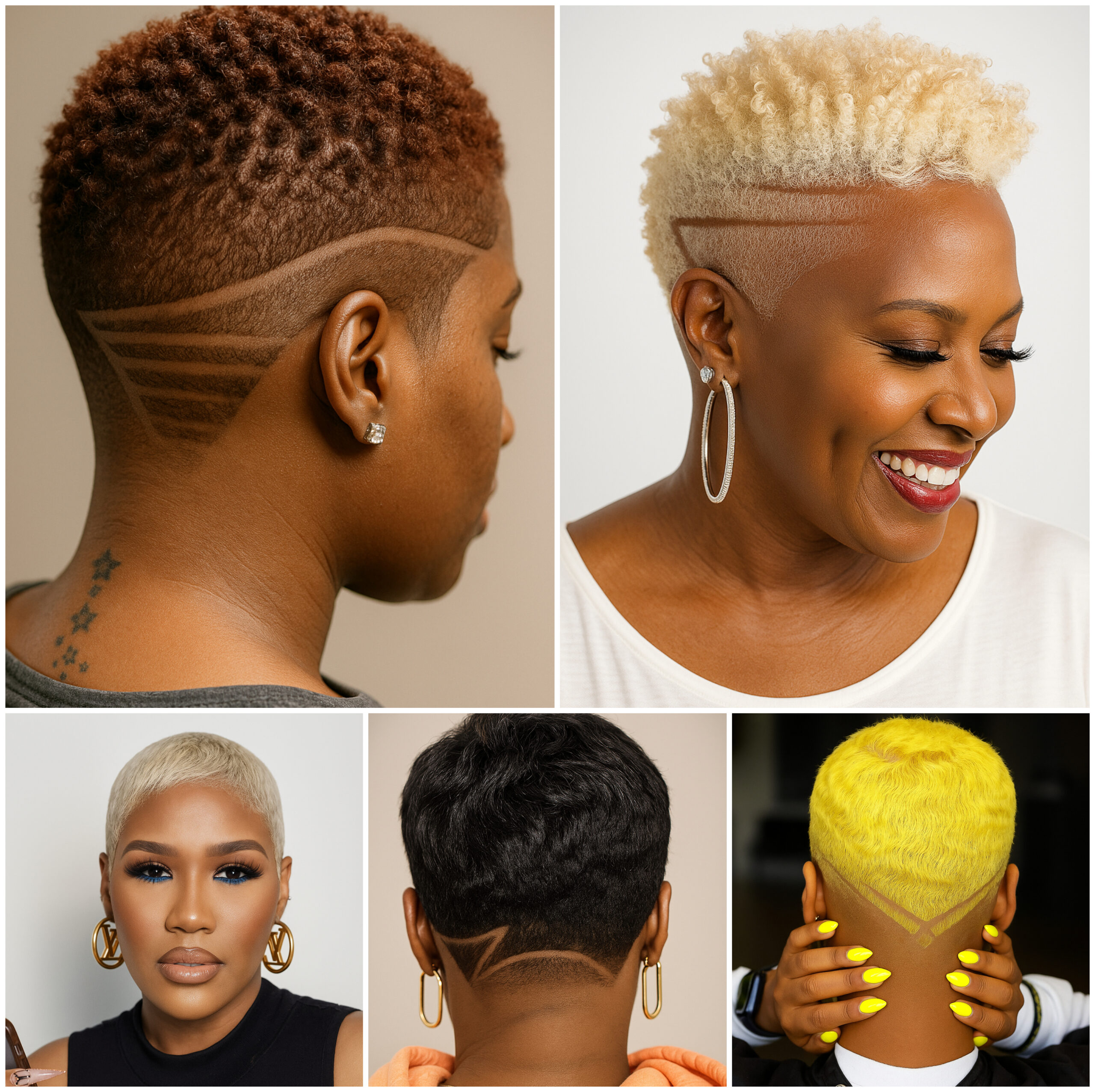 Natural Afro Cuts with Gentle Fade Touch