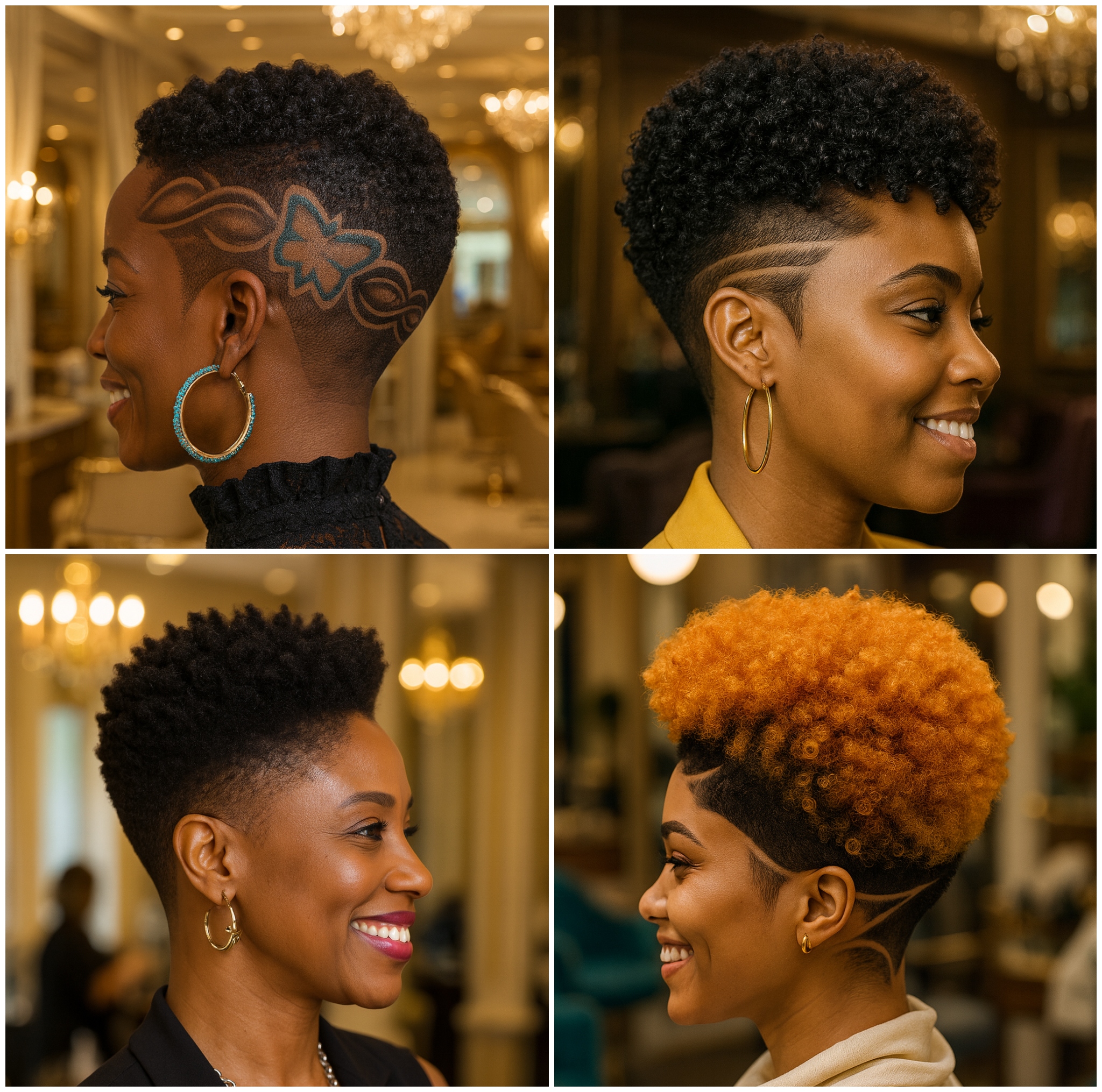 Soft Afro Fade Motion for Women