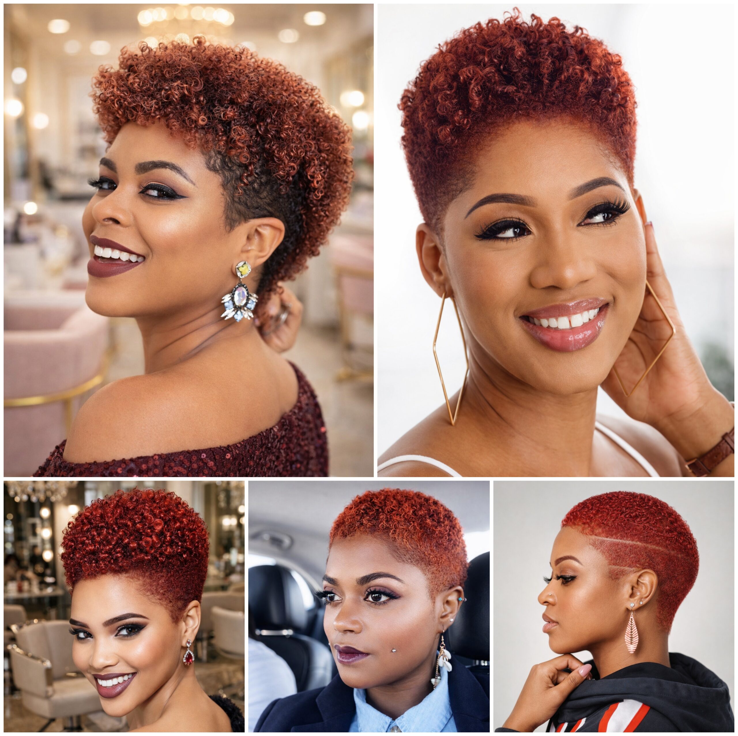 Premium Short Natural Afro Inspirations