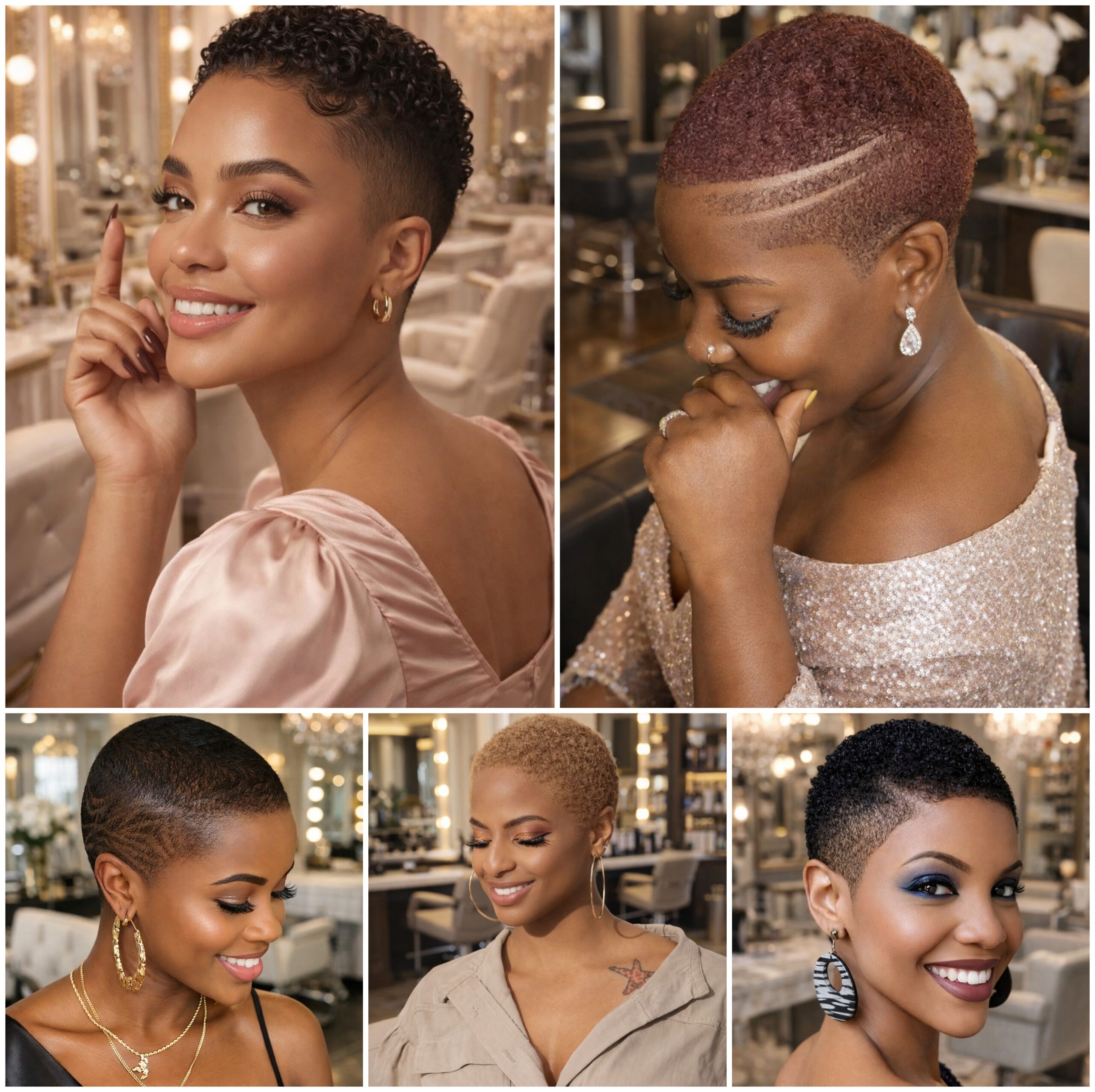 Exclusive Natural Afro Cut Styling