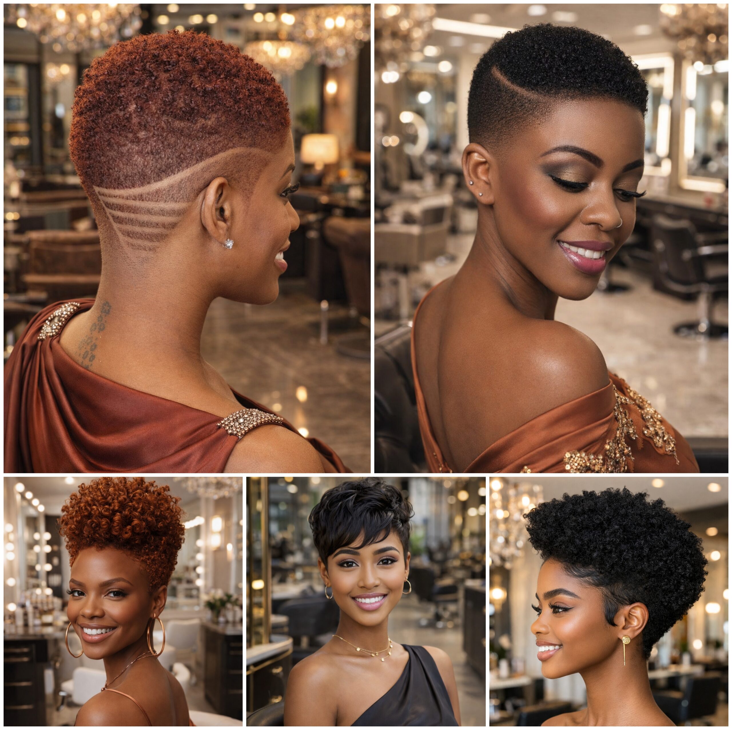 Beautiful Low Cut Afro Shape Ideas