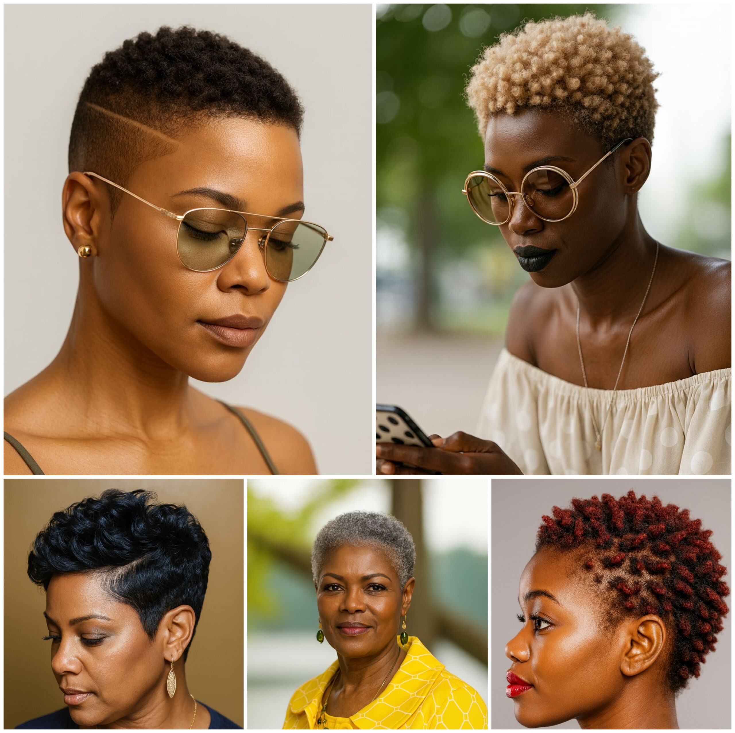 Premium Short Natural Afro Styles for Women Premium Short Natural Afro Styles for Women